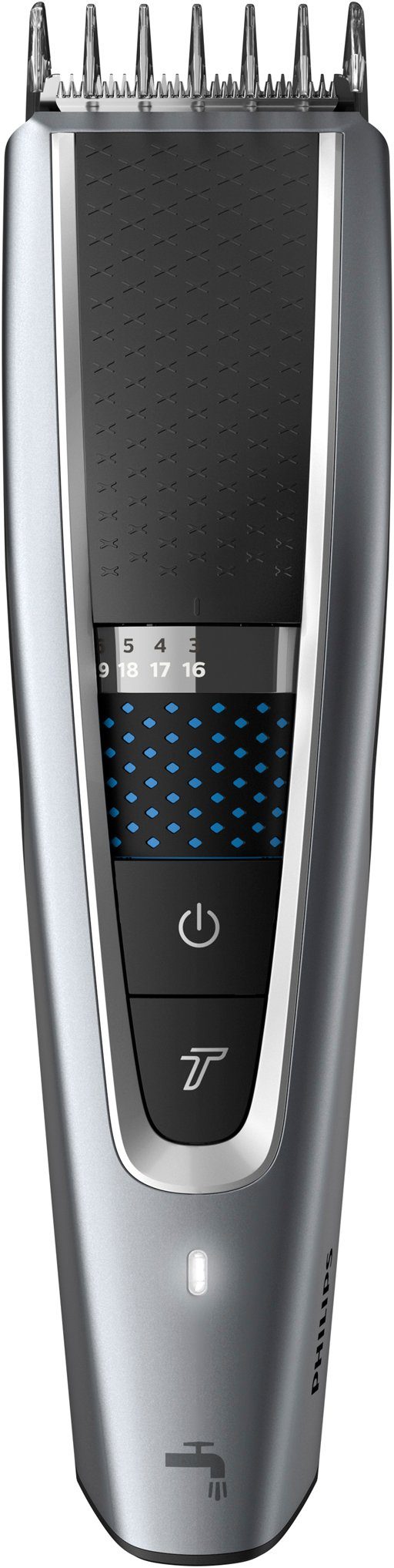 Philips Haarschneider Series 5000 HC5630/15, mit 28 Längeneinstellungen, 3 Kammaufsätzen und Turbo Modus – Bild 2 von 5