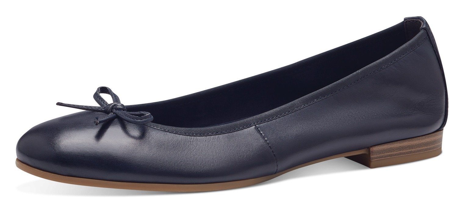 Tamaris Ballerina Flats, Slipper, Businessschuh mit dekorativer Schleife