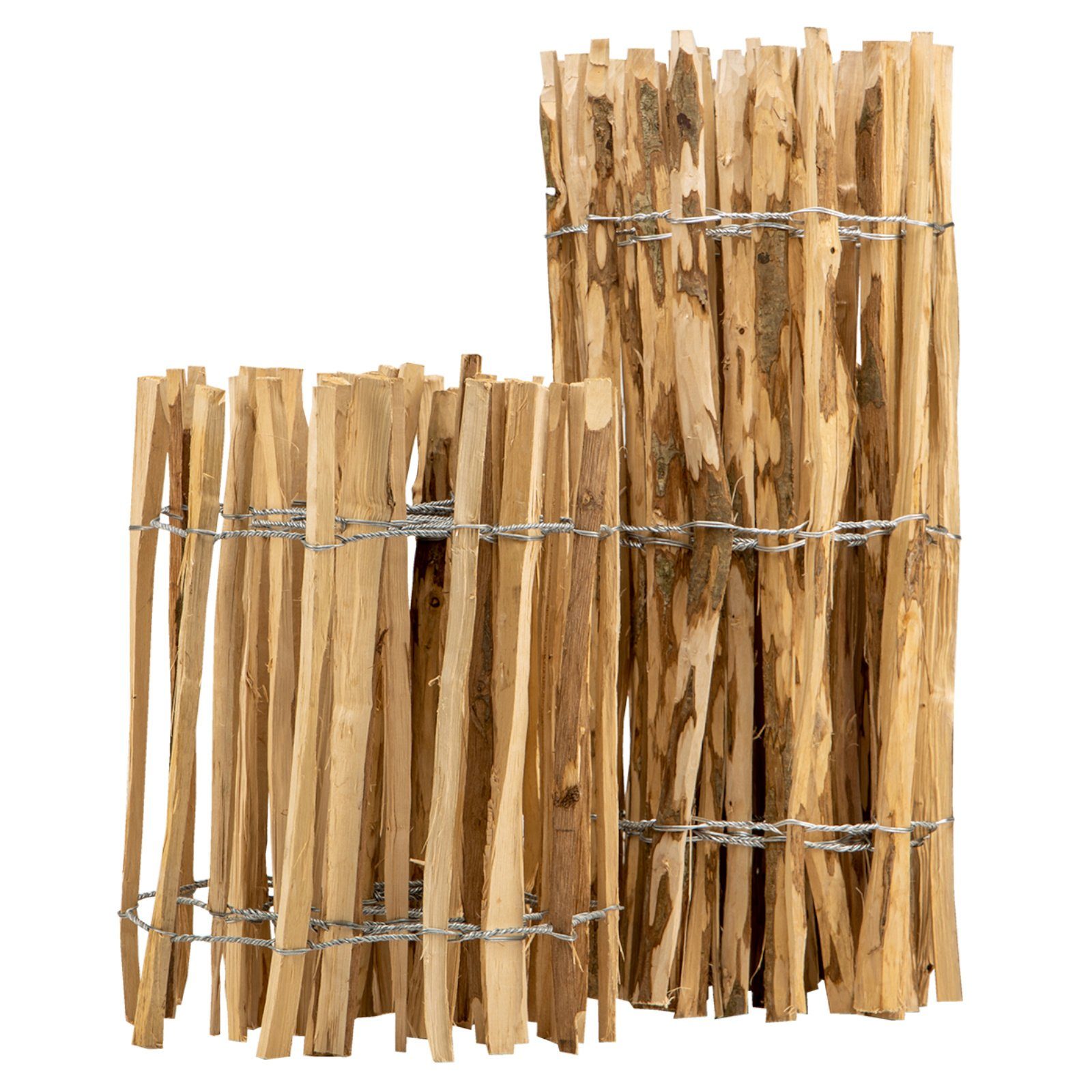 BooGardi Staketenzaun Gartenzaun Haselnuss, (50 cm hoch Länge 5m Lattenabst günstig online kaufen