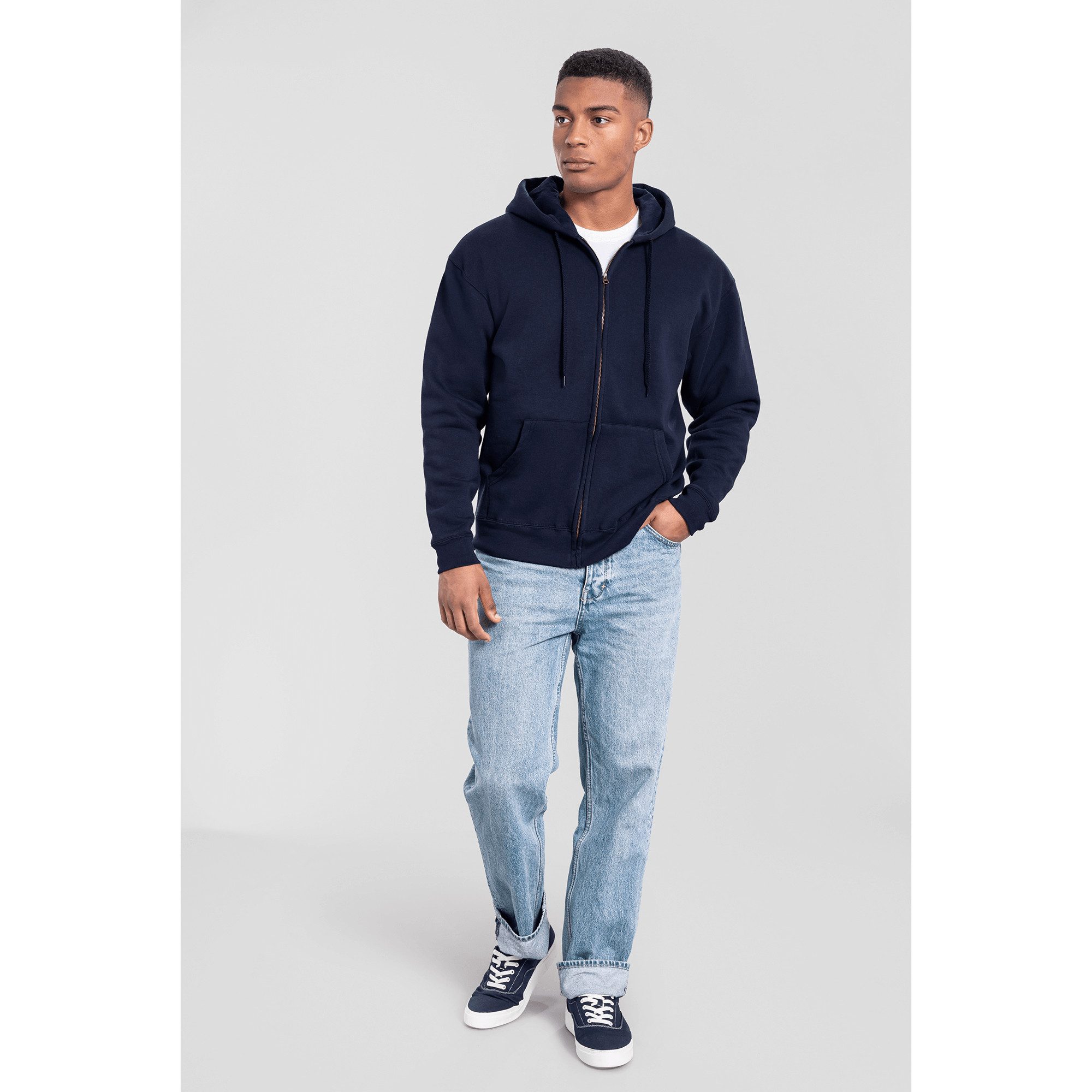 Fruit of the Loom Sweatjacke Iconic Premium Kapuzen Sweatjacke – Bild 5 von 5