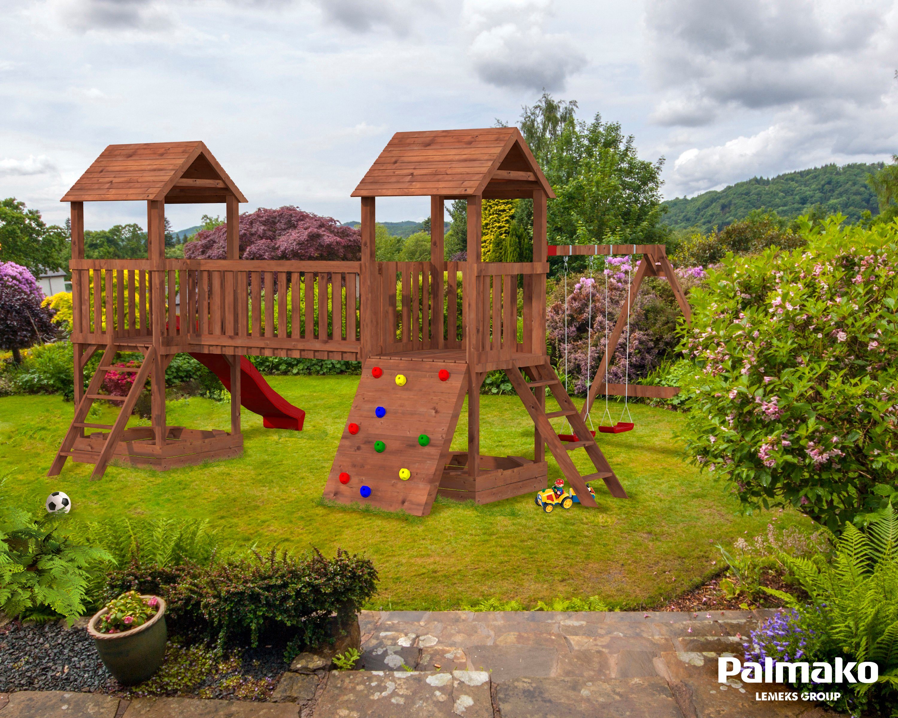 Palmako Spielturm JESPER SET 1, BxTxH: 600x464x314 cm