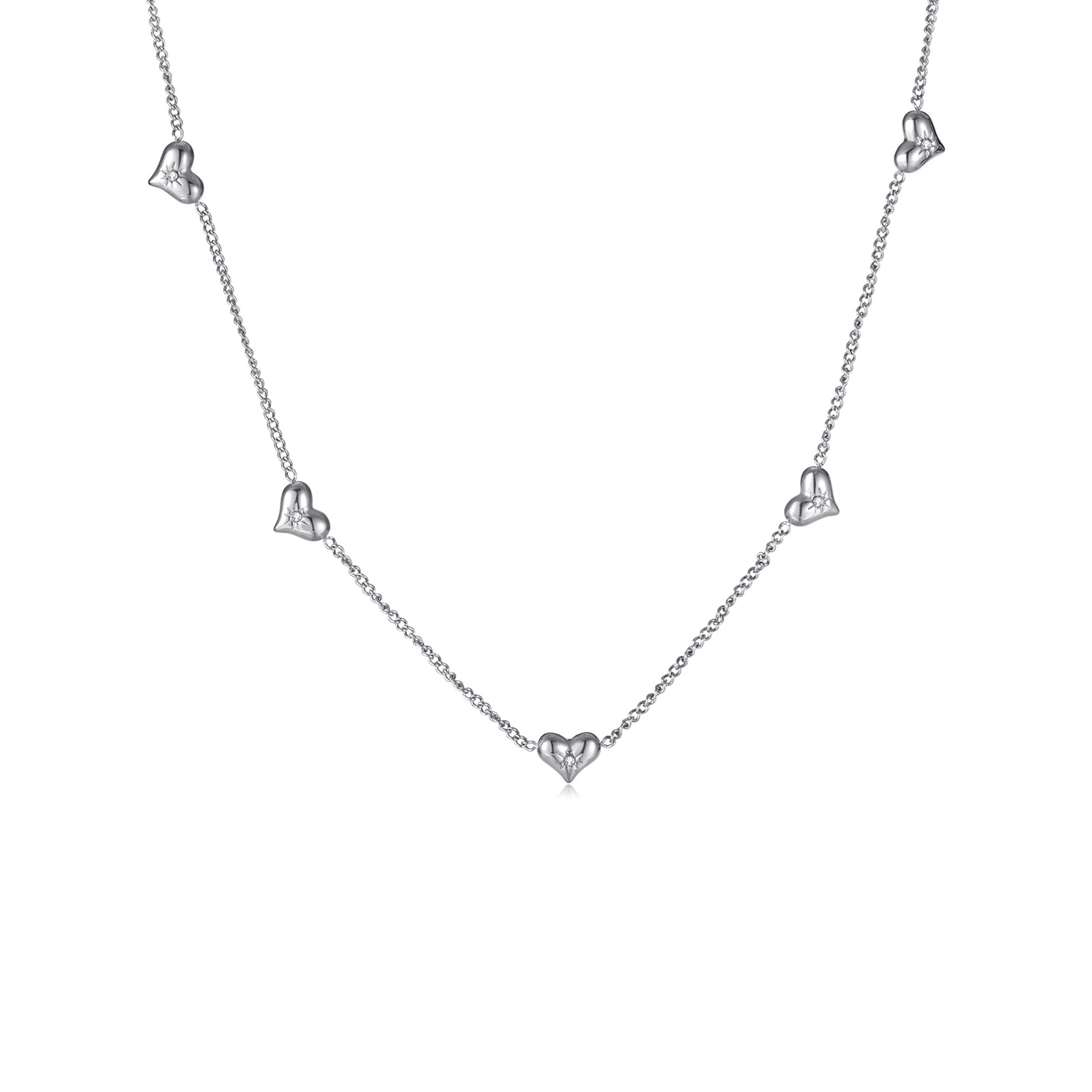 RAIKOU Edelstahlkette LOVE DIAMOND Edelstahl Halskette günstig online kaufen