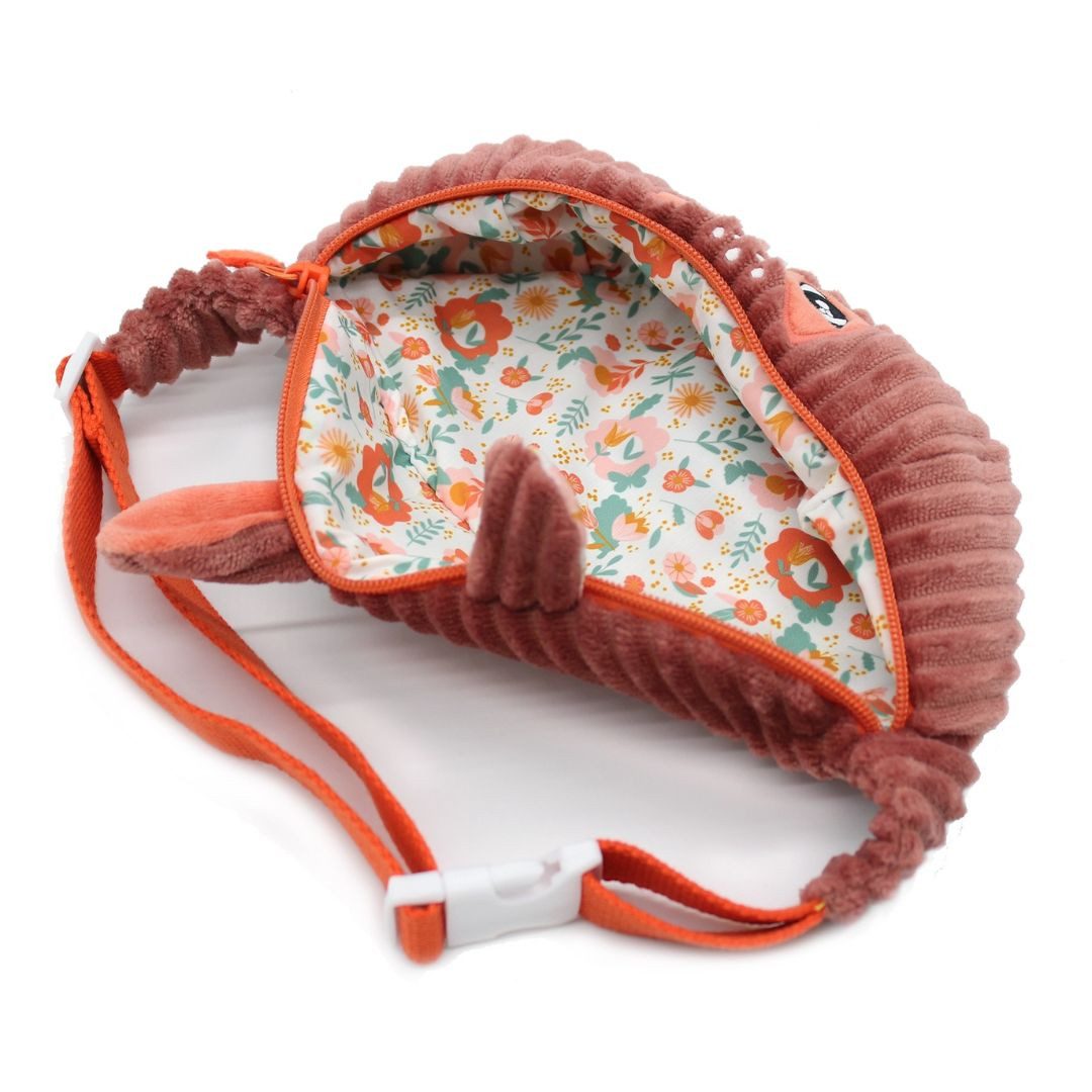 suebidou Bauchtasche Kinder Gürteltasche Hipbag aus Cord mit Click Clip Verschluss, nachhaltig, kreativ