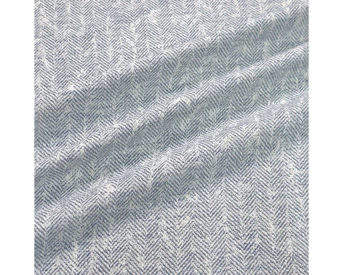 Thumbnail - Stofferia Stoff Polsterstoff Recycling Jacquard Tierra Denim, Breite 138 cm, Meterware