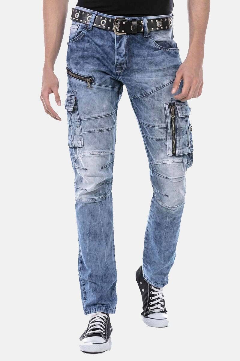 Cipo & Baxx Cargojeans CD679 mit Denim-Optik
