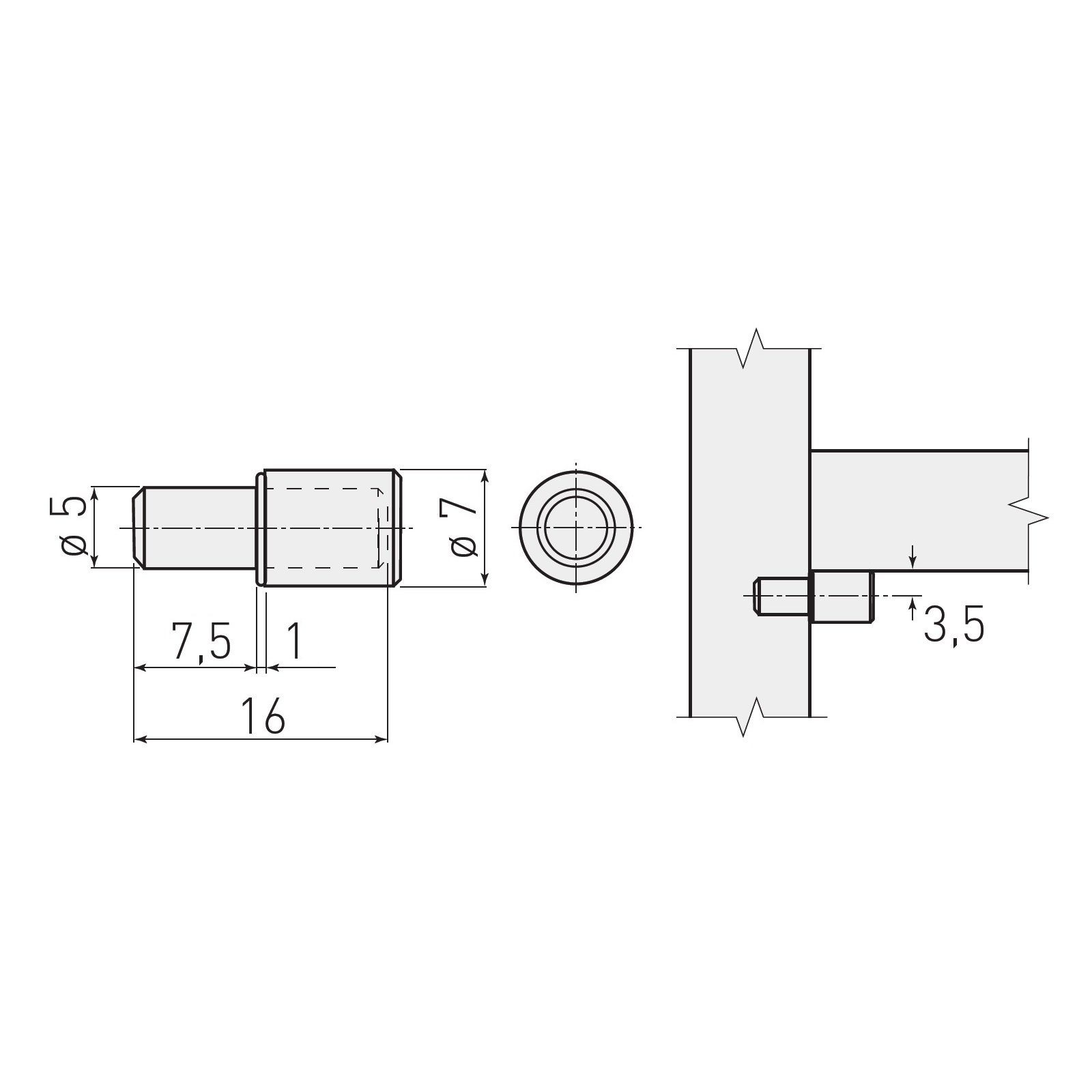 SO-TECH® Wandregalhalter, 100-tlg., für Glasböden Regalstifte Holz- Fachbodenhalter oder 