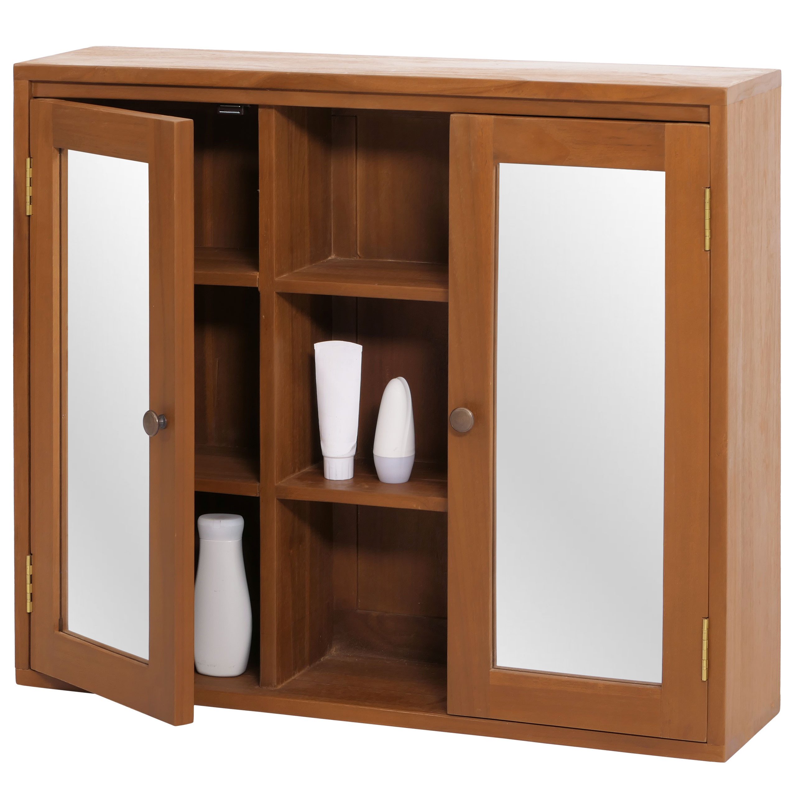 MCW Badspiegel MCW-M85-S-80, Grade B-Teakholz besticht durch lange Lebensdauer