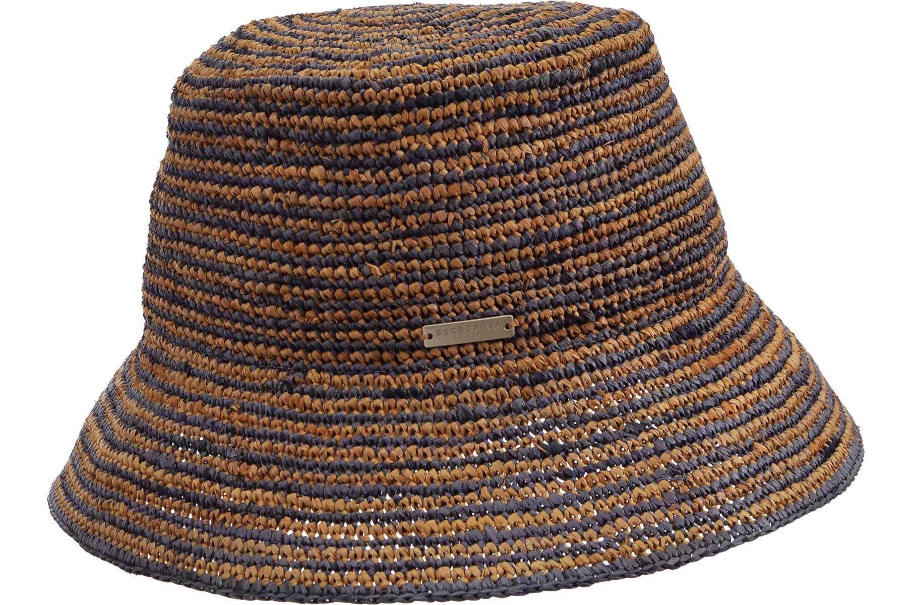 Seeberger Fischerhut Raffiastroh Fischerhut gestreift 55339-0 günstig online kaufen