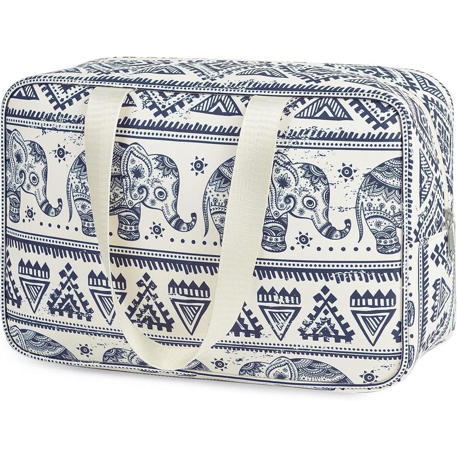 Kosmetiktasche Kulturbeutel Kosmetiktasche Reise Makeup Organizer Damen Elefant