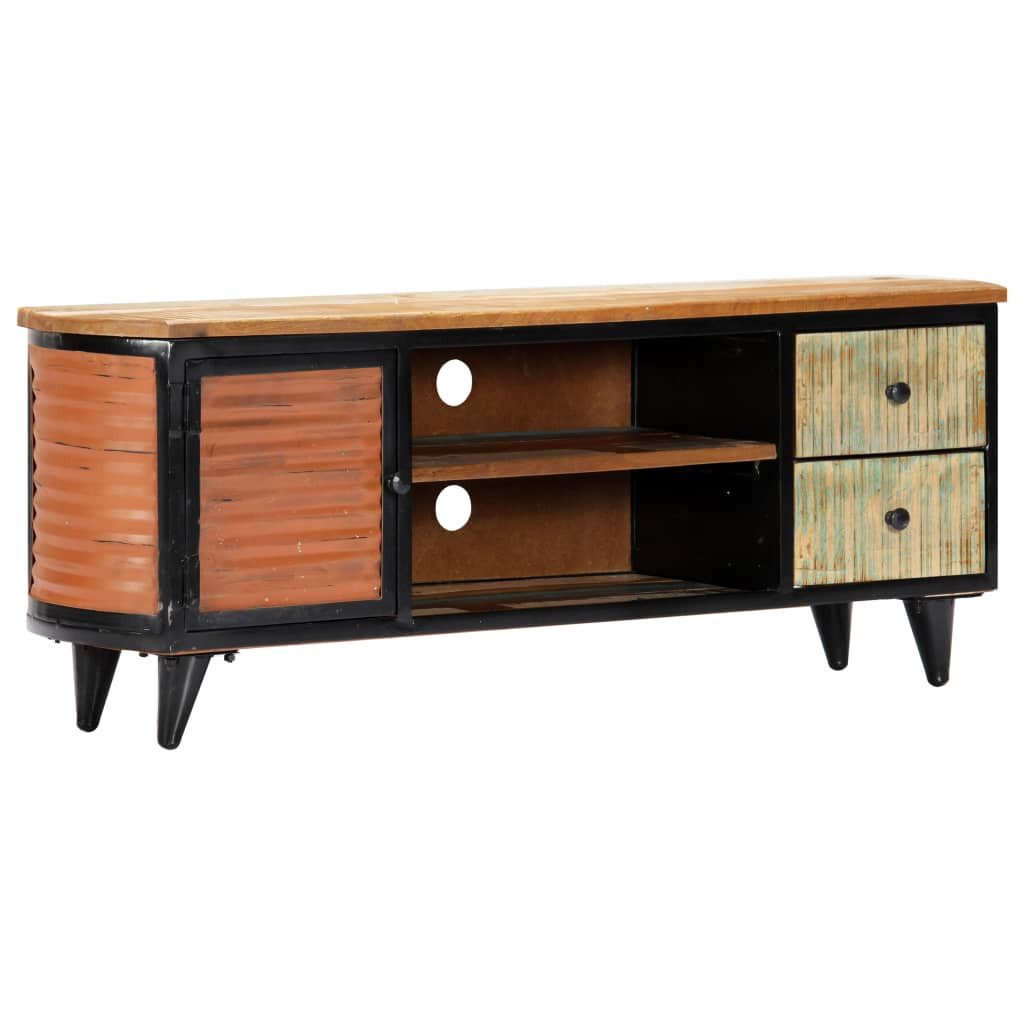 Tv-schrank 120x30x45 Cm Altholz Massiv günstig online kaufen