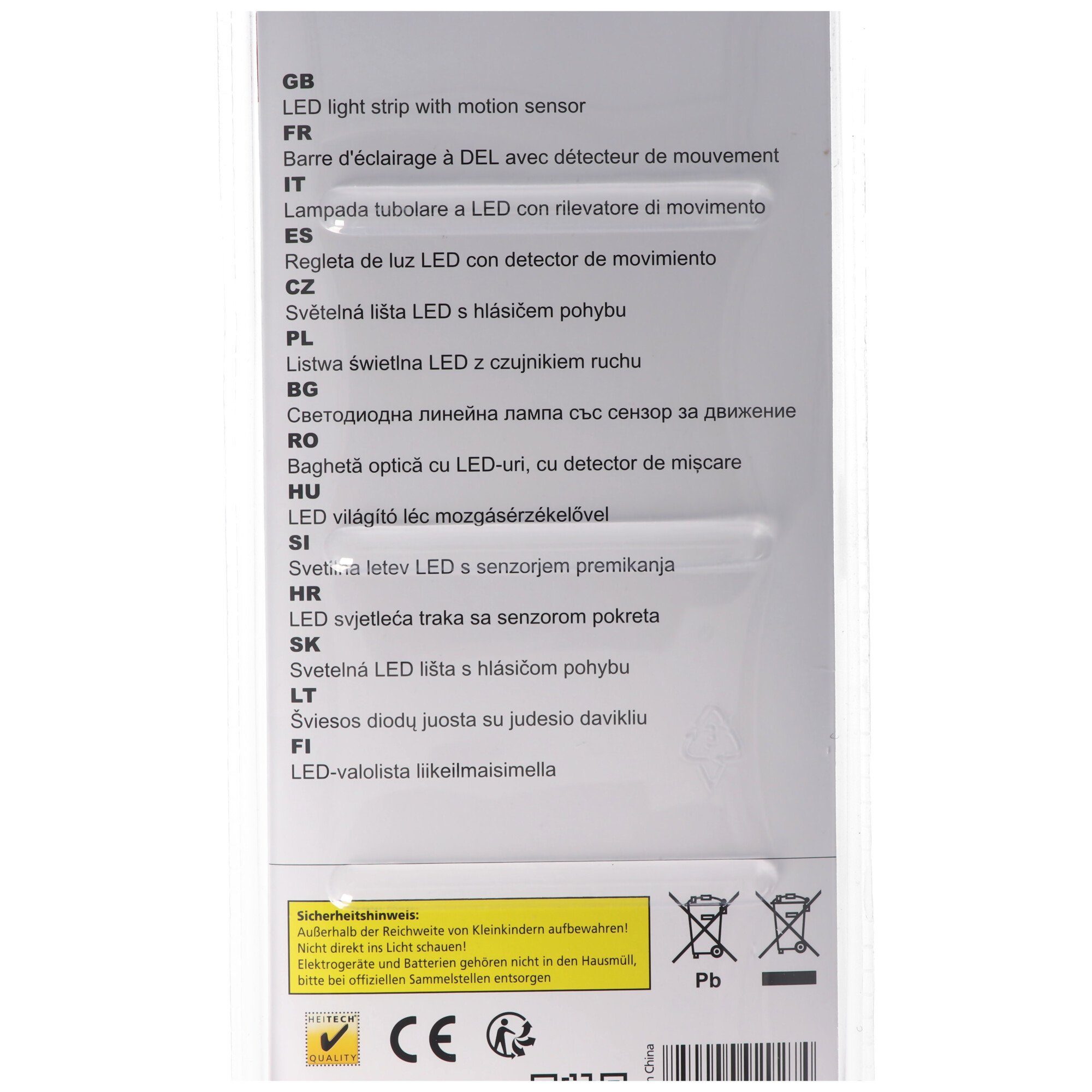 HEITECH LED Taschenlampe LED-Lichtleiste mit Bewegungsmelder, batteriebetri günstig online kaufen