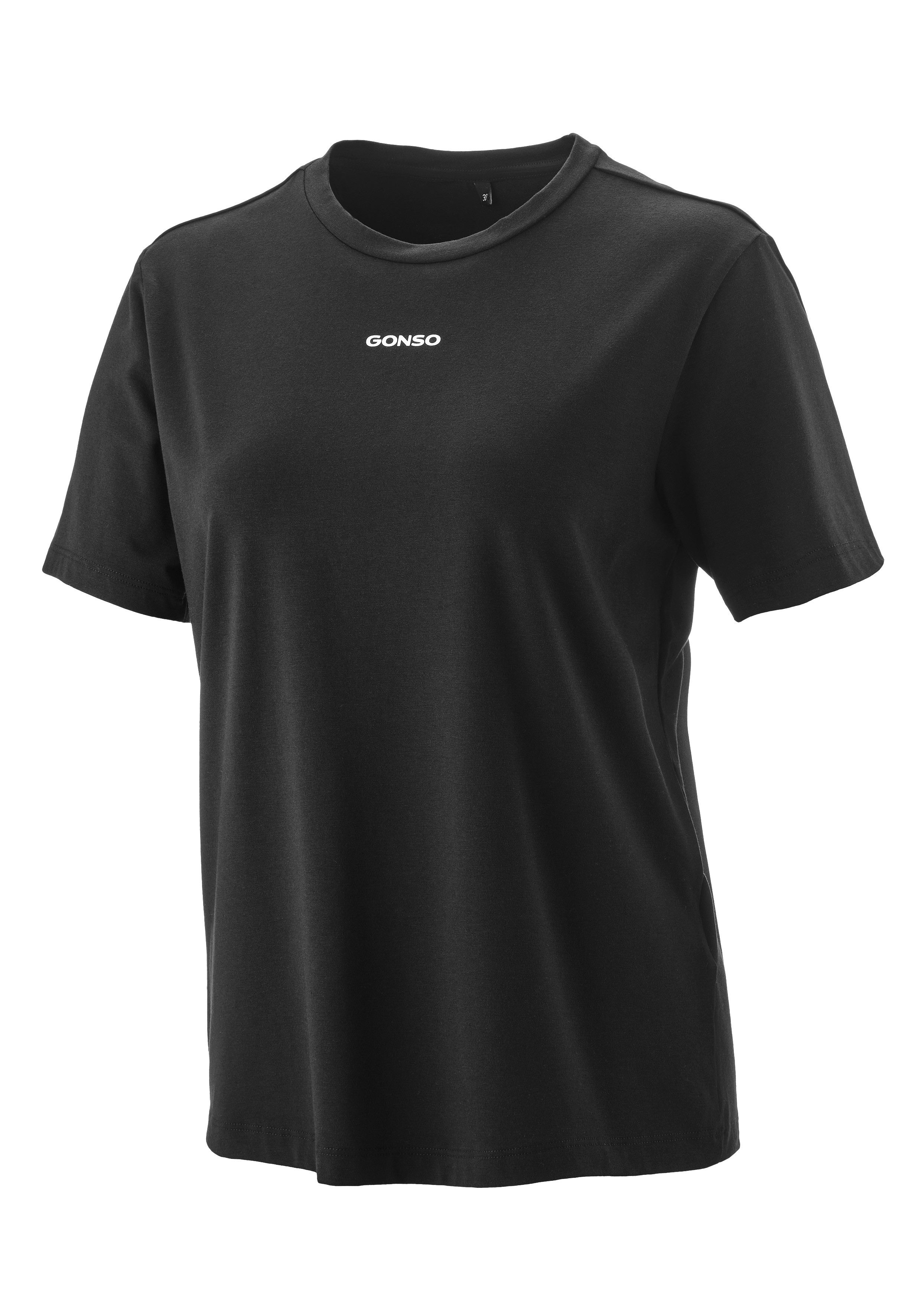 Gonso Rundhalsshirt OffBike T-Shirt W Damen T-Shirt mit Logo, Off-Bike Shirt, Körpernahe Passform