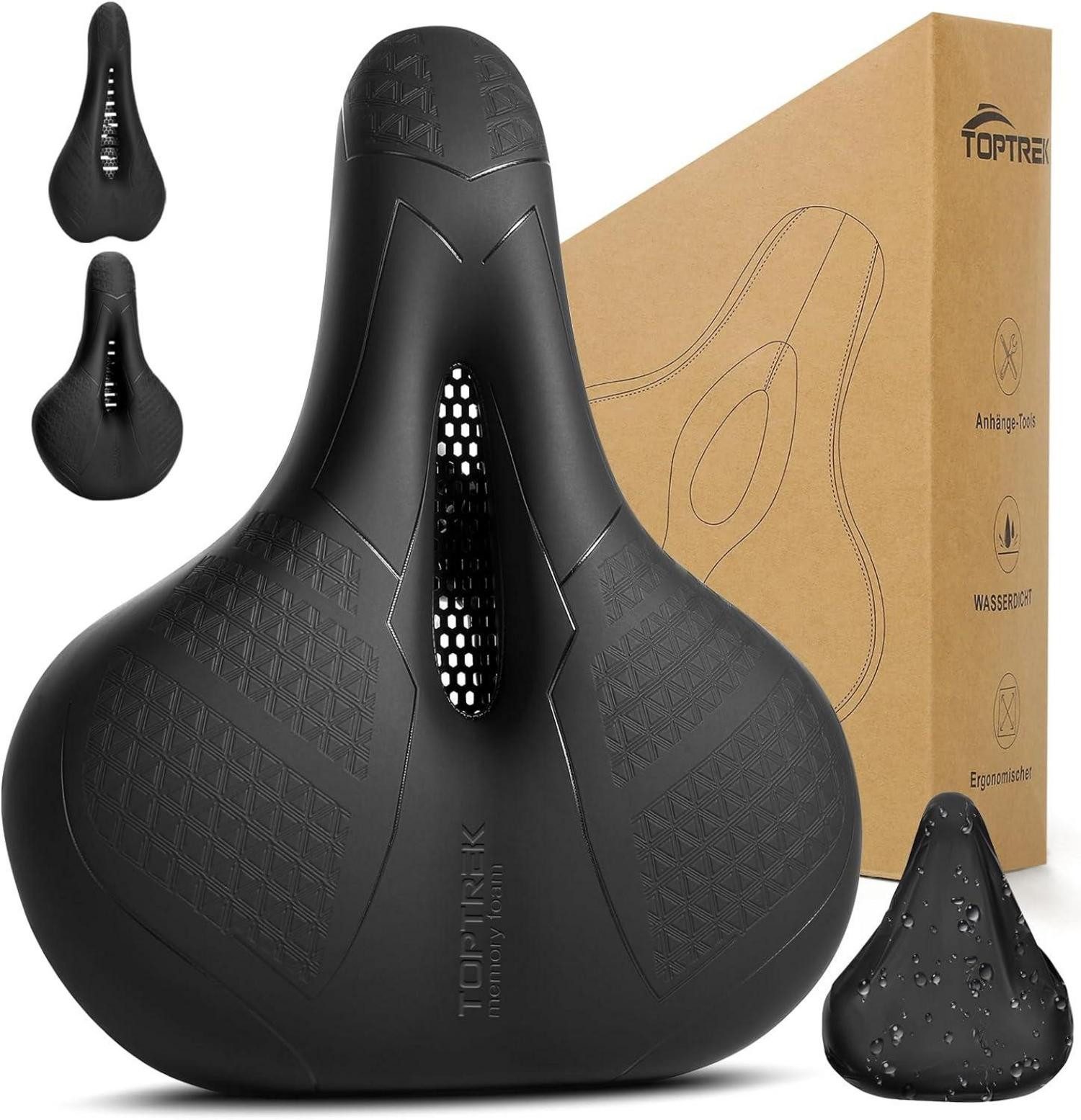Fahrradständer Fahrradsattel Herren Damen Memory-Schaum ergonomisch MTB Gravel Ebike