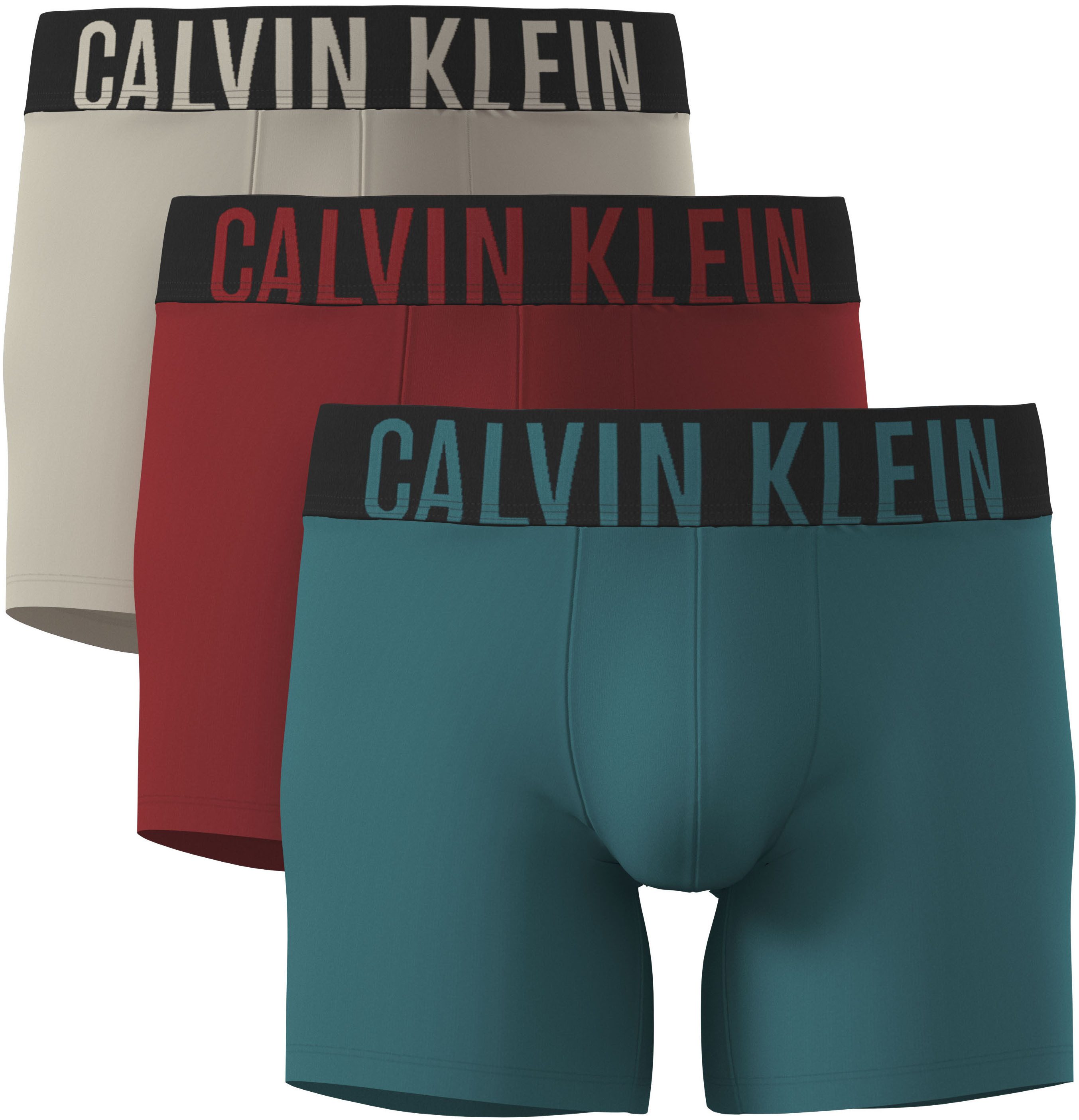 Calvin Klein Underwear Boxer BOXER BRIEF 3PK (Packung, 3-St., 3er) mit Logo-Stretchbund