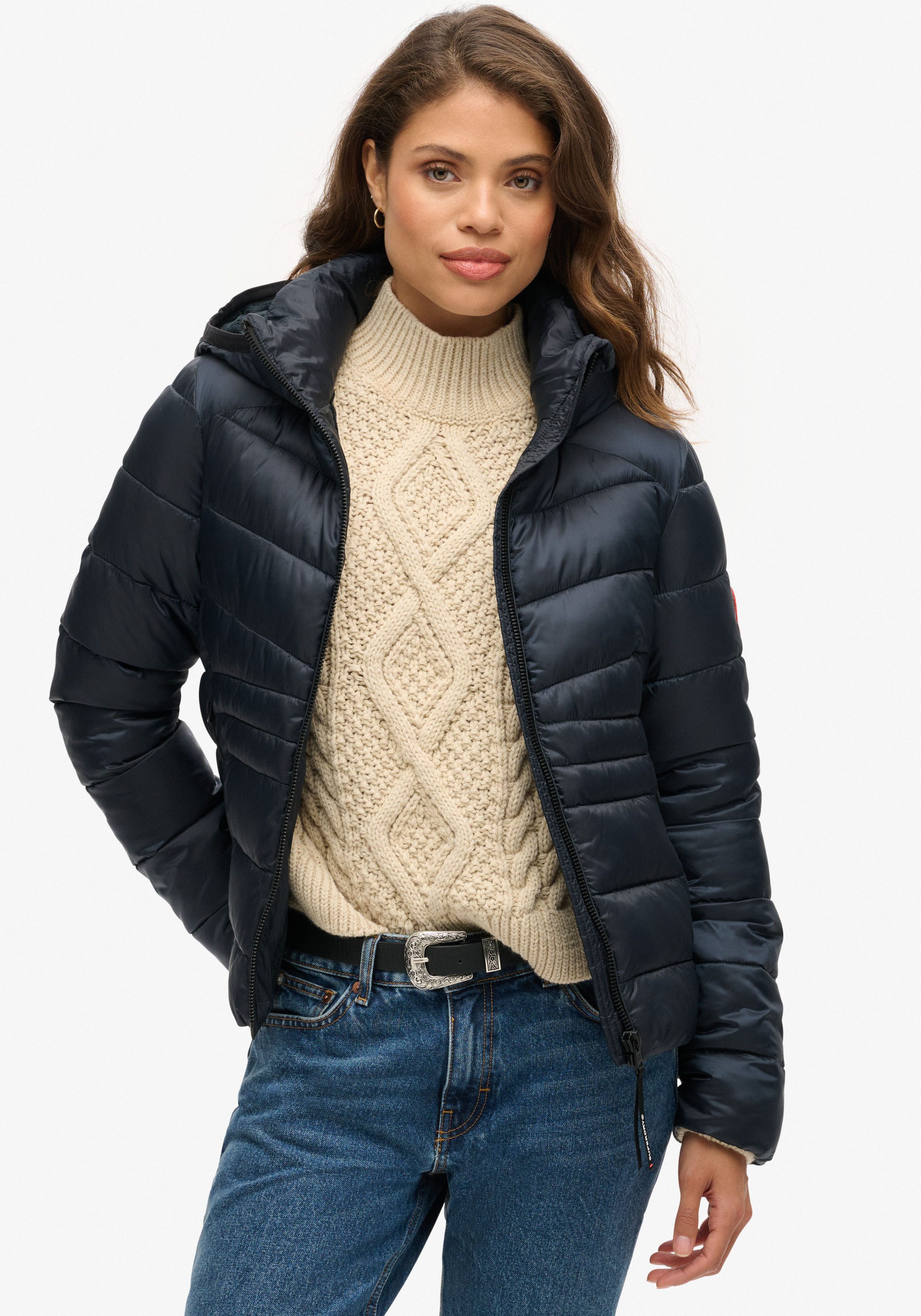 Superdry Steppjacke HOODED FUJI QUILT PADDED günstig online kaufen