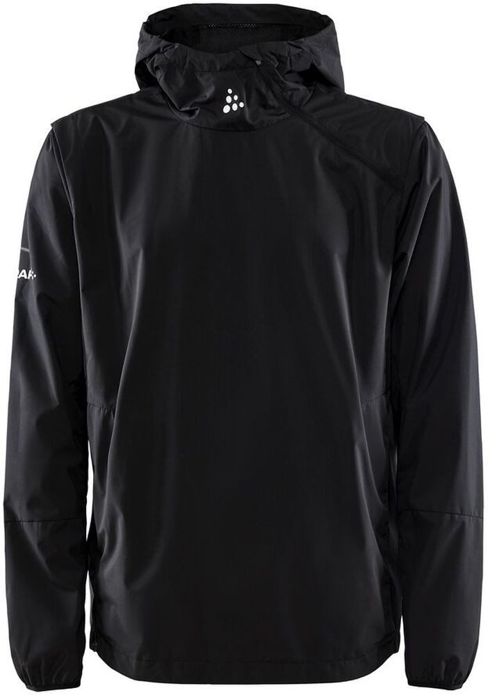 Trainingsjacke Zaero Anorak 3.0 (leicht, wind- und wasserabweisend) schwarz Herren