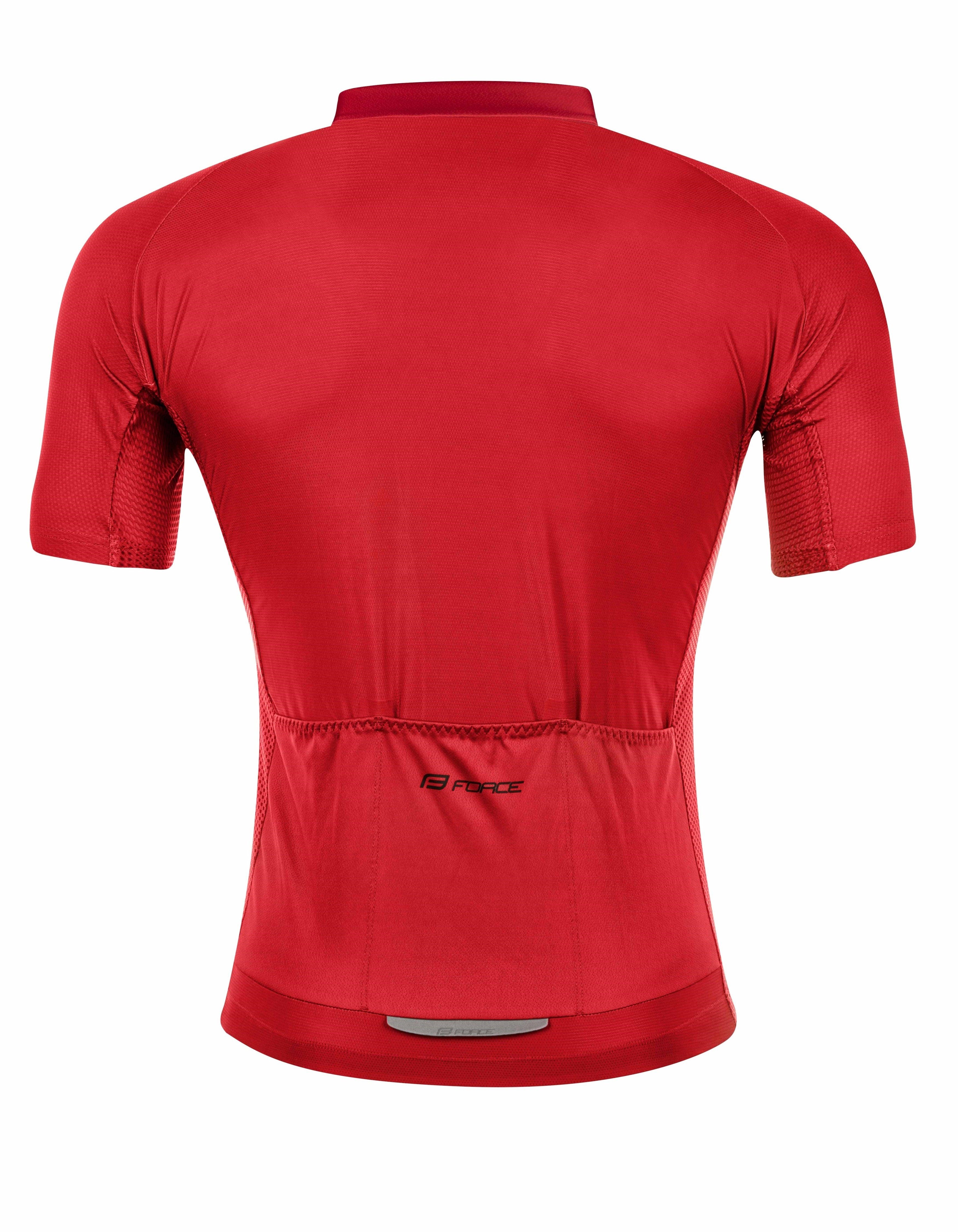 FORCE Radtrikot Jersey FORCE PURE rote günstig online kaufen