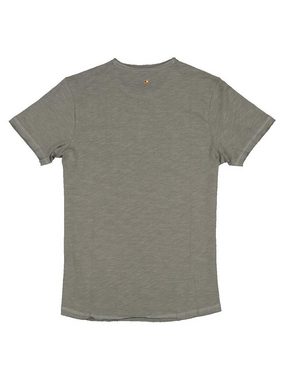 emilio adani T-Shirt Basic-Shirt aus Leinenmix