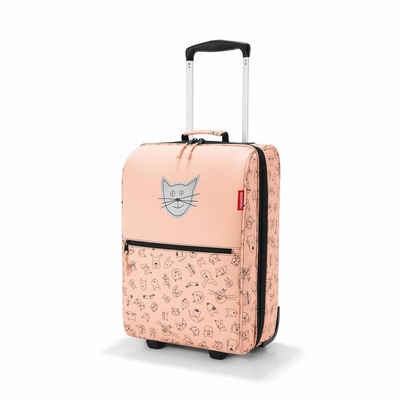 REISENTHEL® Kinderkoffer trolley xs kids cats and dogs rose, 2 Rollen