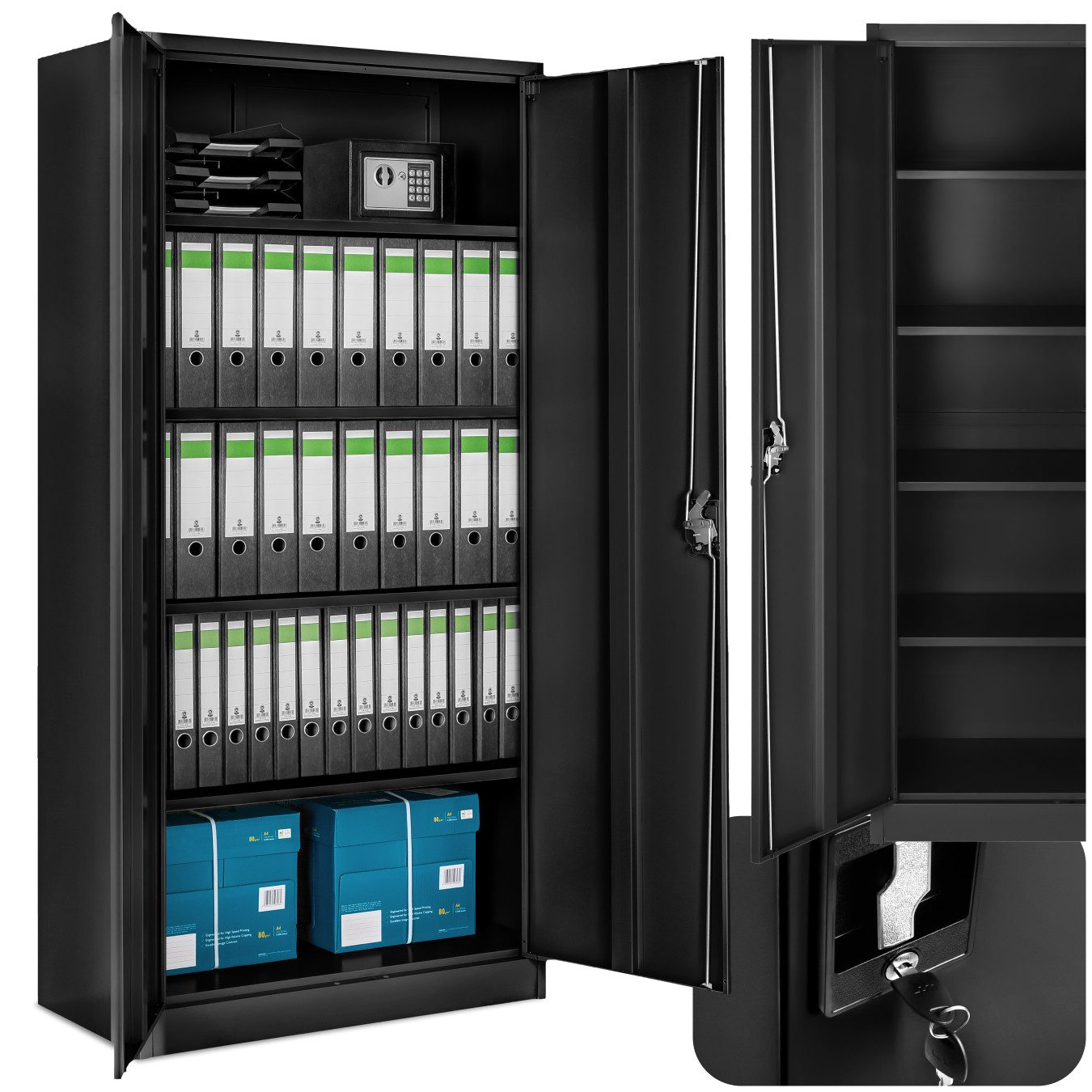 tectake Aktenschrank Blain (Komplettset, 1-St., inkl. günstig online kaufen