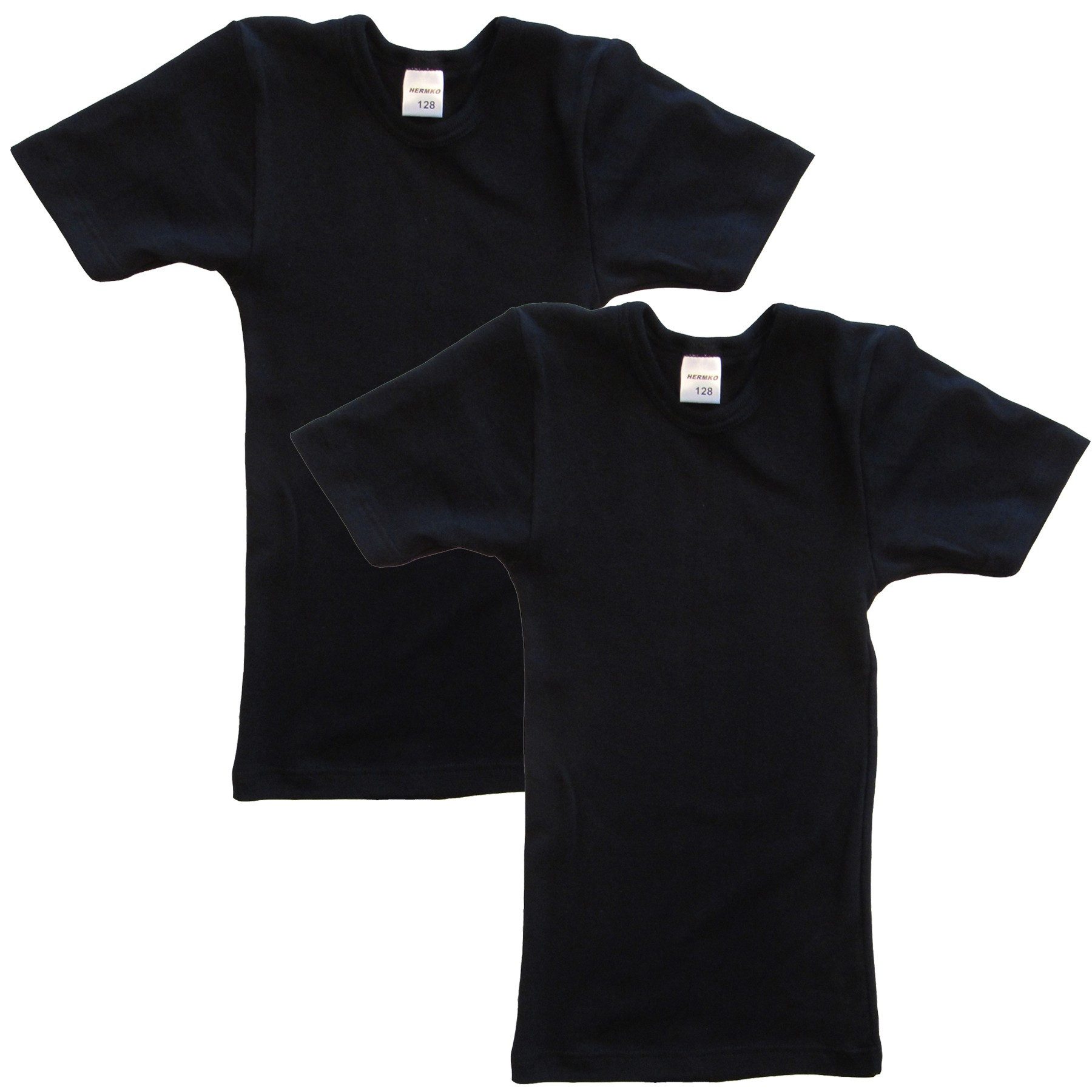 HERMKO Unterziehshirt 62810 (Pack, 2er) kurzarm Funktionsshirt schnelltrocknend atmungsaktiv basic