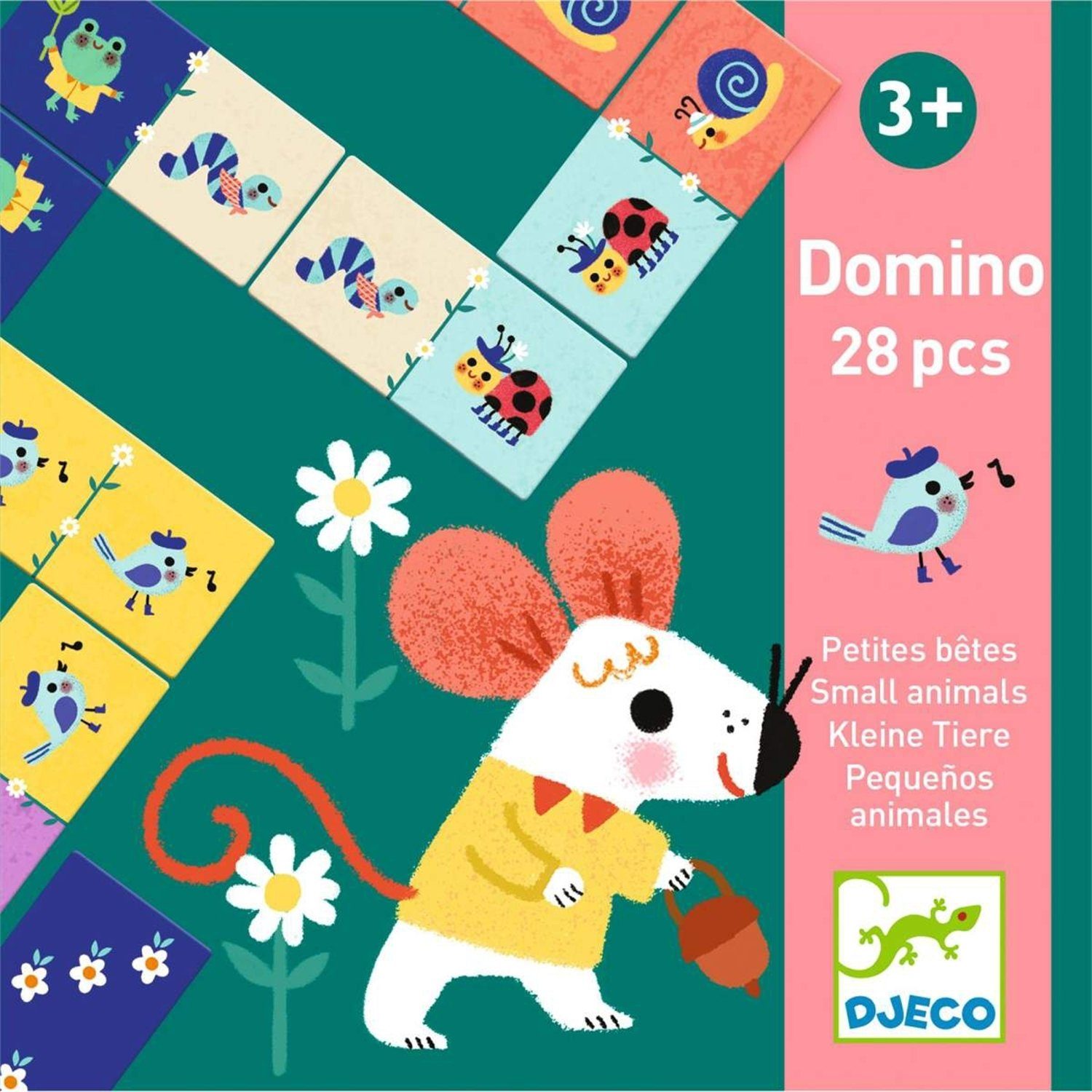 Spiel DJ08255 Lernspiele: Domino Kleine Tiere