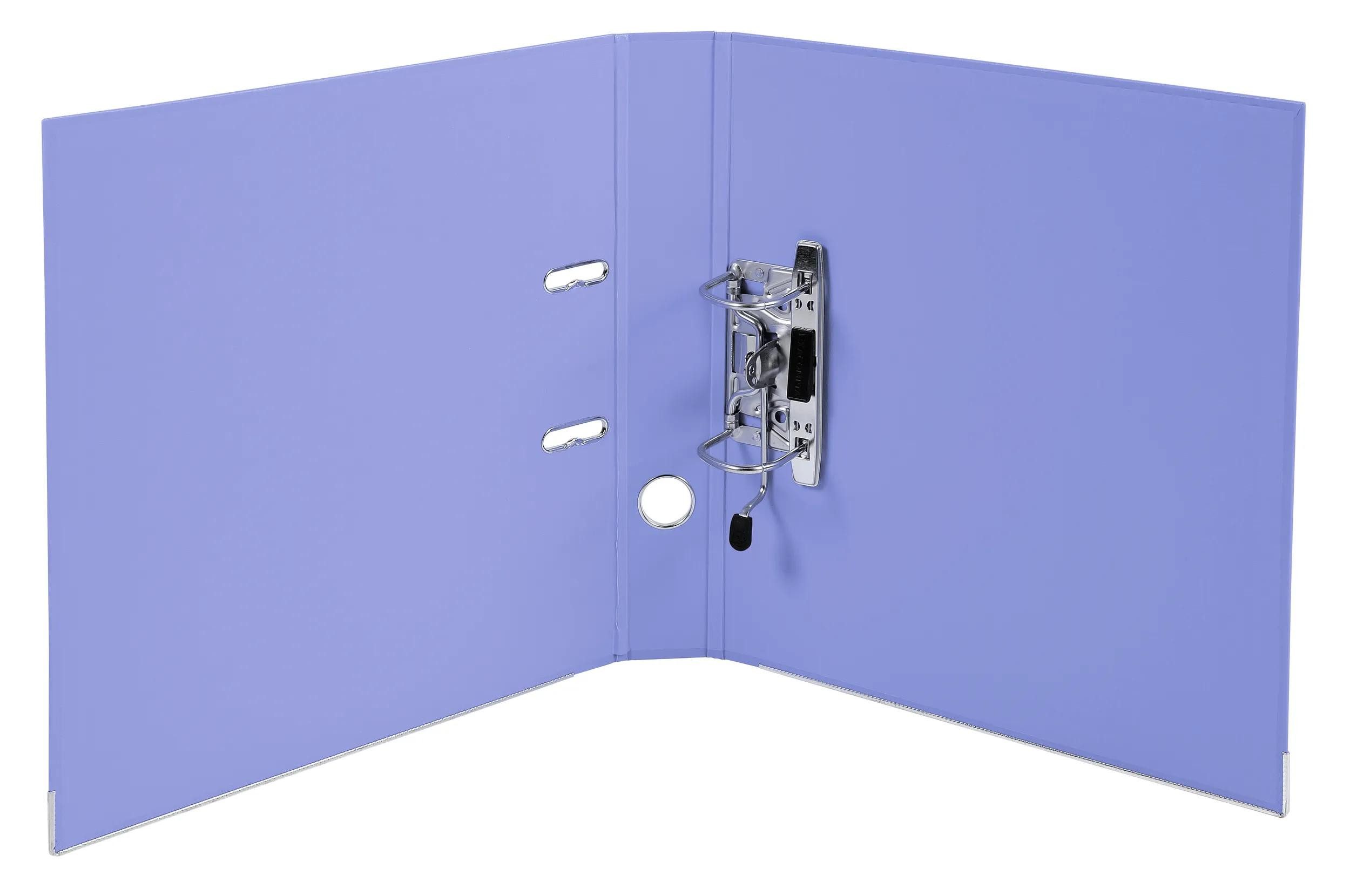 EXACOMPTA Aktenordner 10x Ordner Prem'Touch außen PP Rücken 50mm A4 Maxi Flieder 53107E, Ordner PP