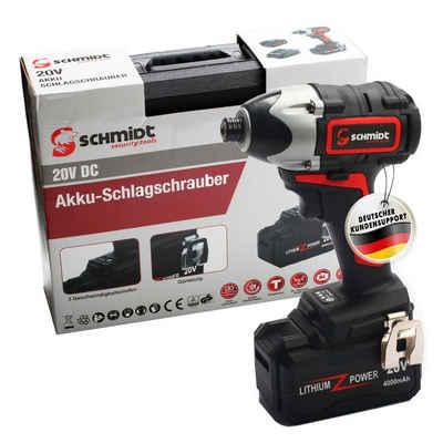 SCHMIDT security tools Akku-Schlagschrauber Akku-Schlagschrauber ID-180 LED Drehschlagschrauber 300Nm