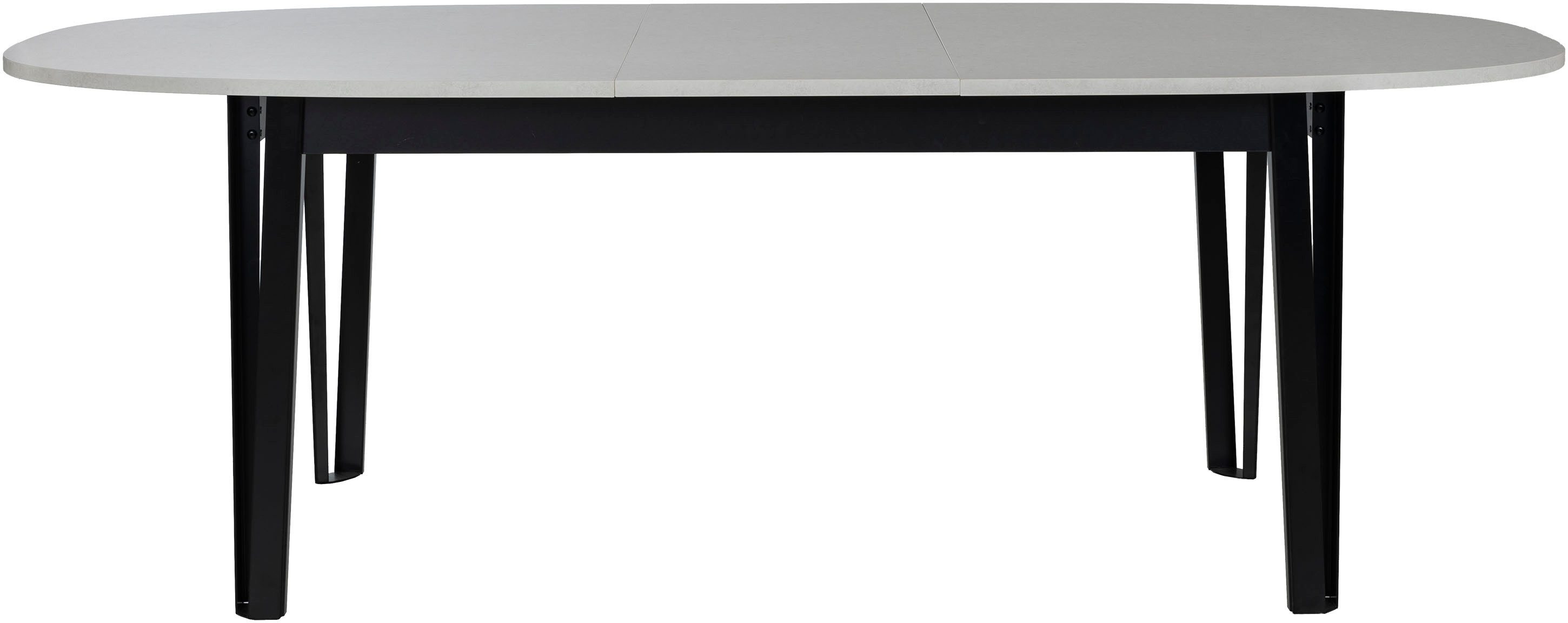 Gami Esstisch CRAFT, Ovale Tischplatte mit Erweiterung