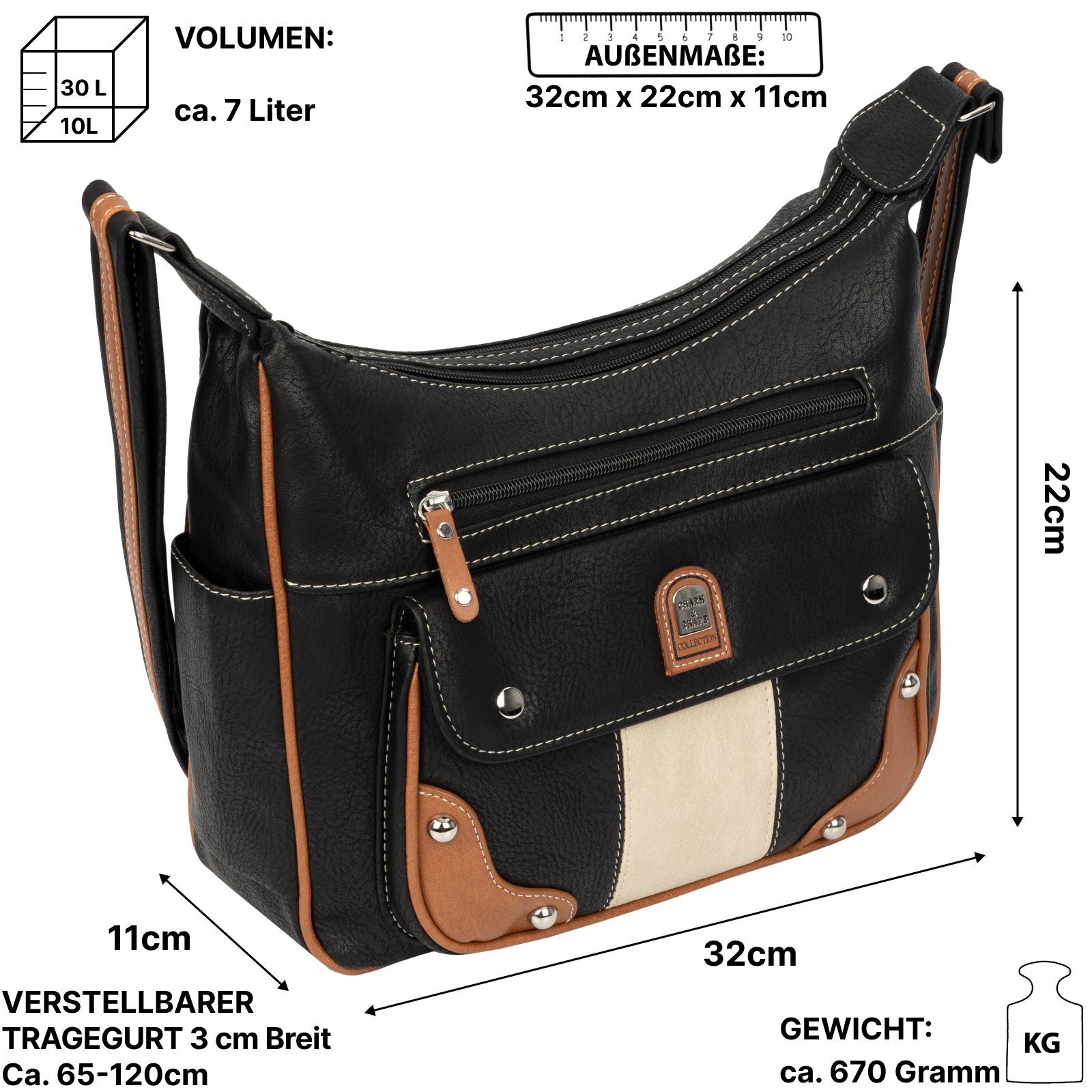 EAAKIE Umhängetasche Damen Tasche Schultertasche Umhängetasche günstig online kaufen