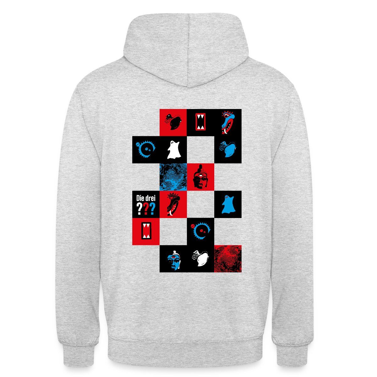 Hoodie Die Drei Fragezeichen Kacheldesign Unisex Hoodie