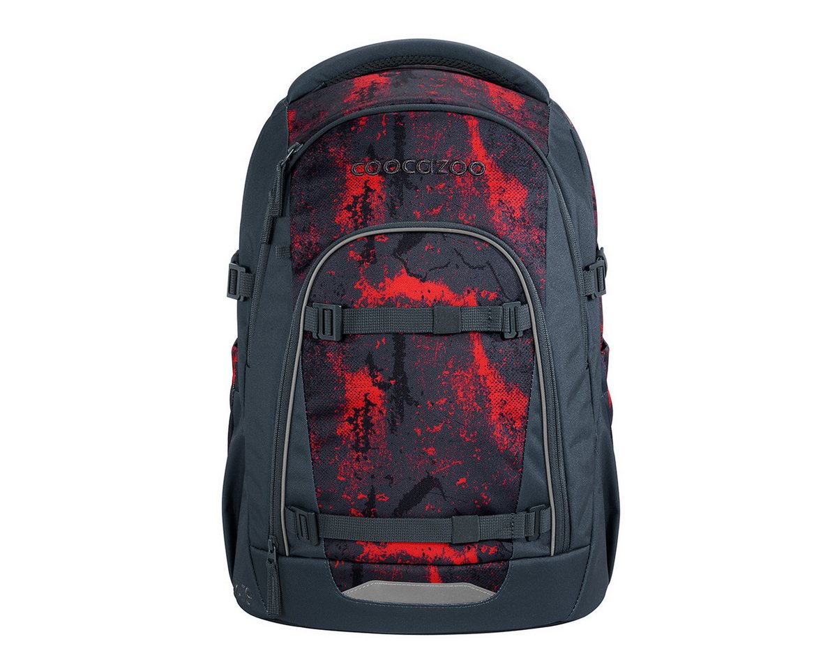 coocazoo Schulranzen Schulrucksack MATE Broken Black (1 Stück), ergonomisch, Körpergröße: 135 - 180 cm, Easy-Grow-System