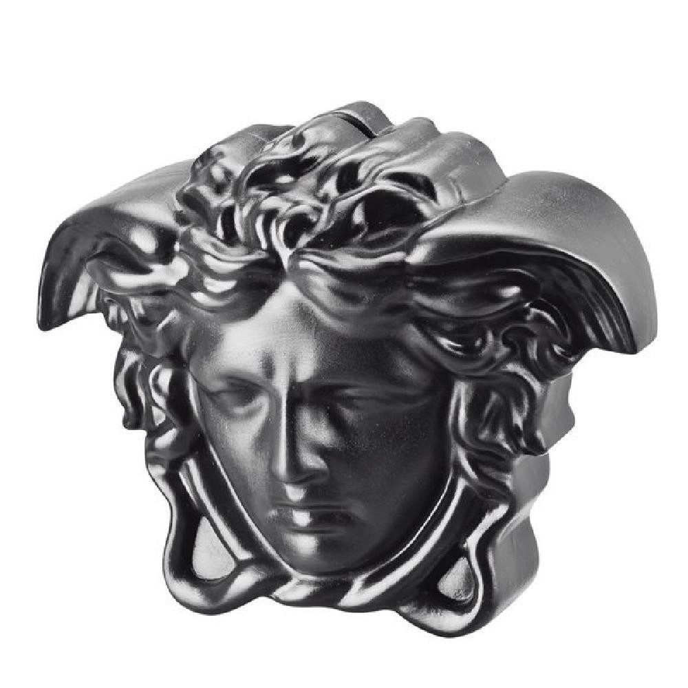 Versace Skulptur by Rosenthal Spardose Medusa Break the Bank Schwarz