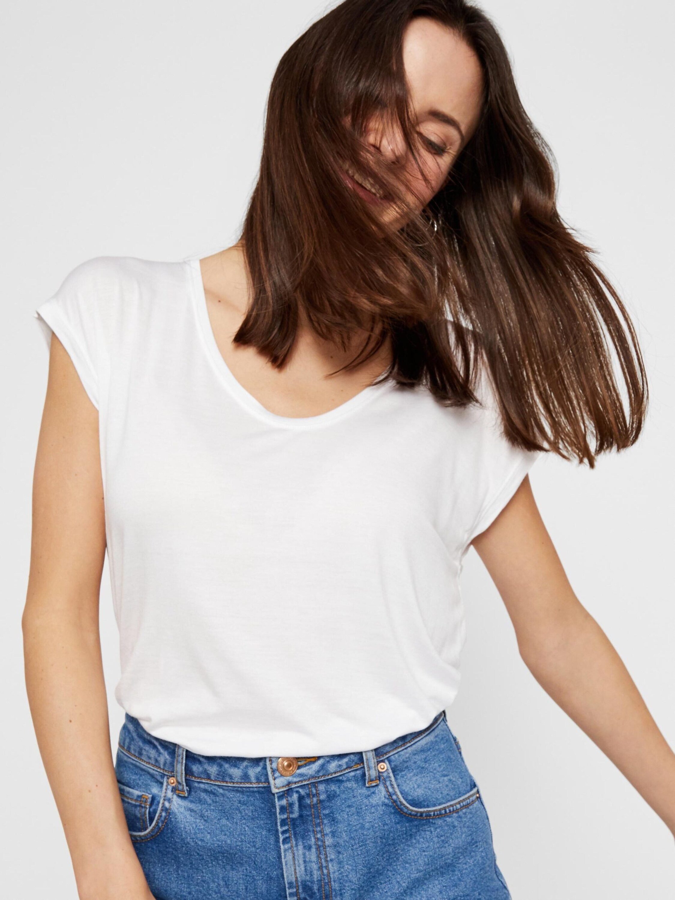 pieces T-Shirt Billo (1-tlg) Plain/ohne Details