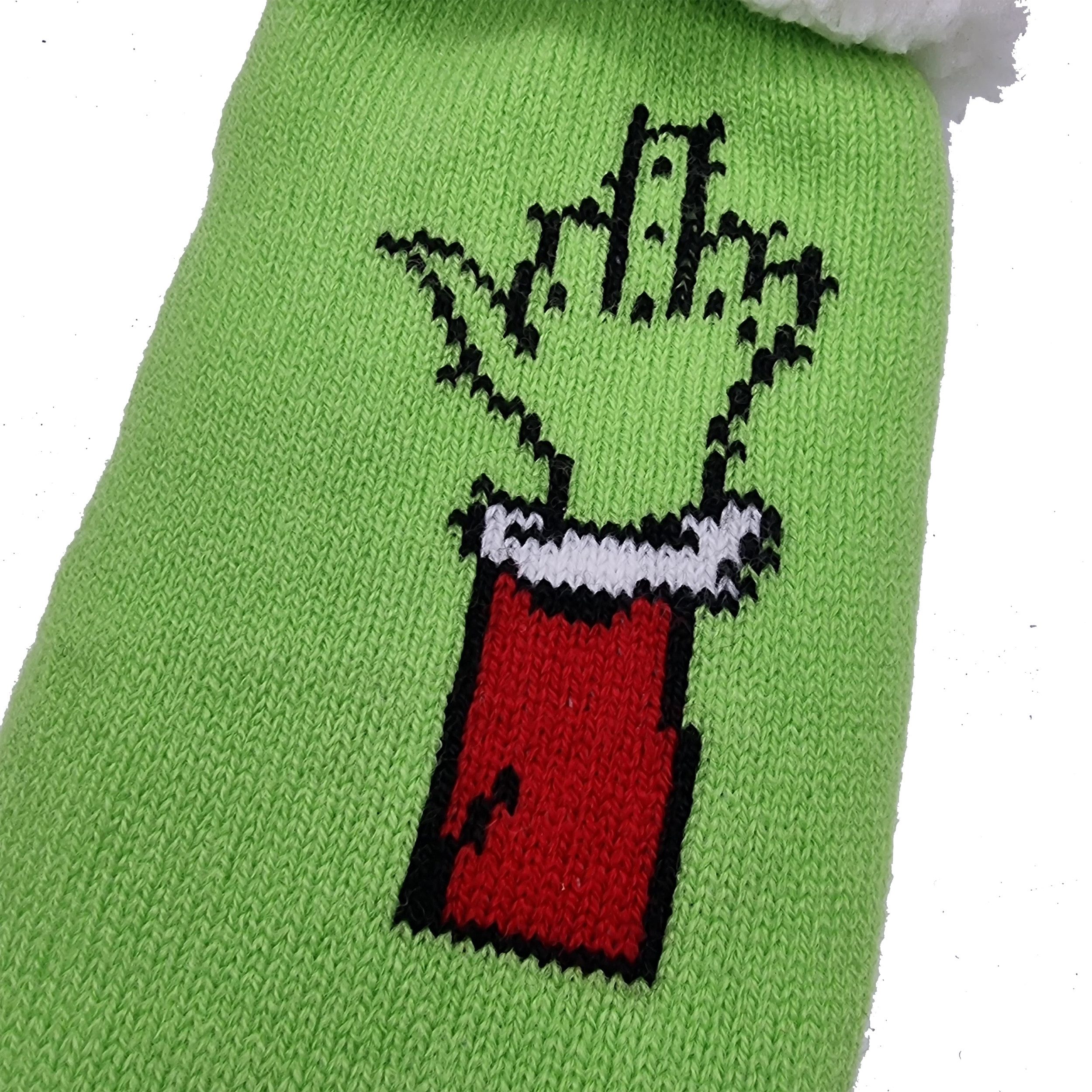 TOPCENT Kuschelsocken Hüttensocken Festtagsmuffel 2er-Pack (2-Paar, 2 Paar) Anti-Weihnachts-Design, Einheitsgröße