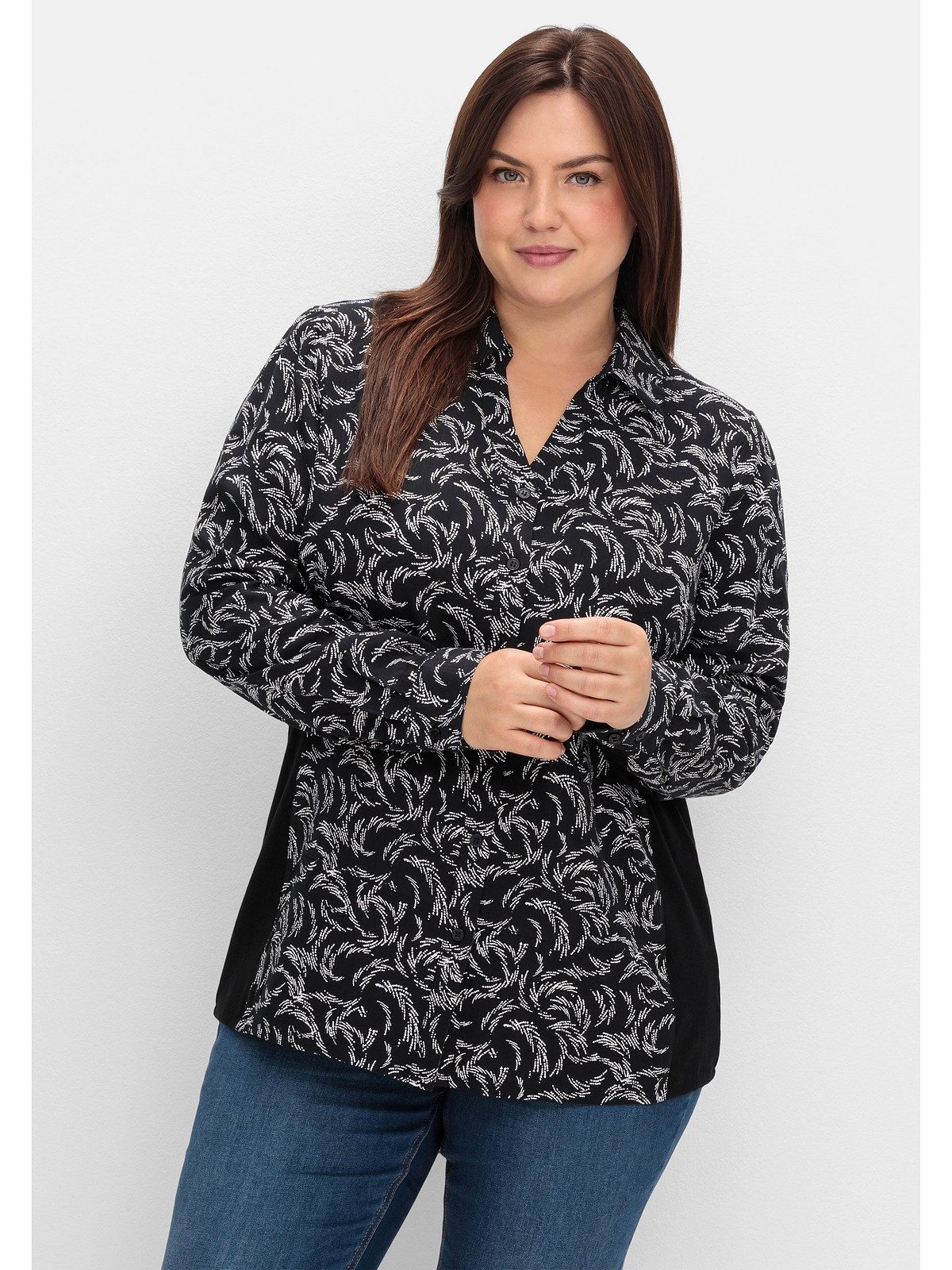 Druckbluse Große Größen