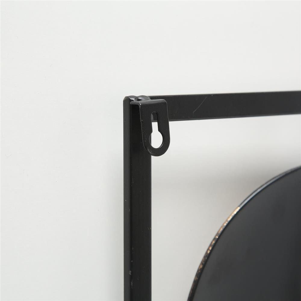 BOLTZE Wanddekoobjekt Wandobjekt Amporo, braun-silber Wanddeko aus Metall abstraktes Motiv 69x28 cm