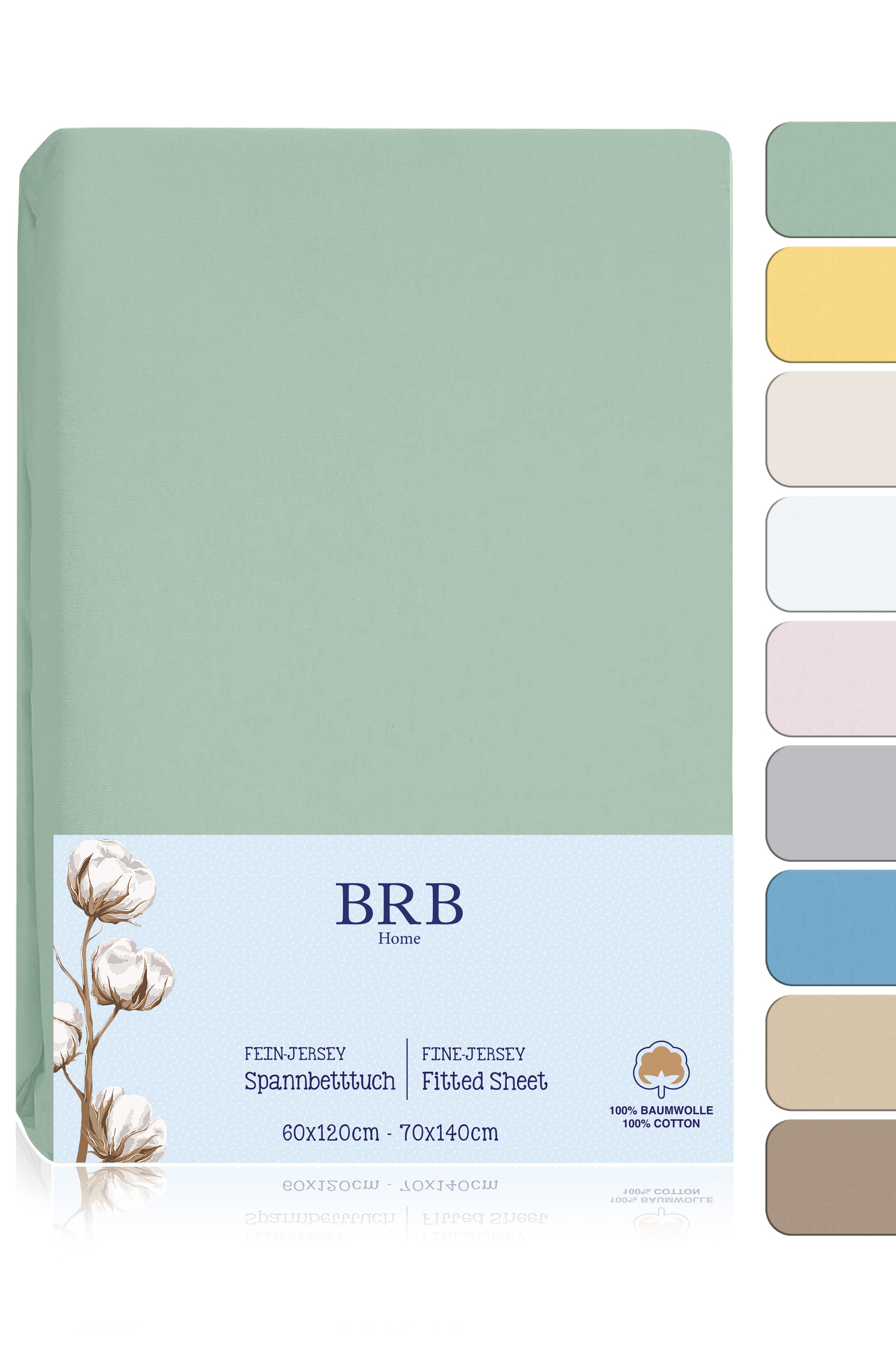 BRB HOME Spannbettlaken 60x120 für Baby, günstig online kaufen