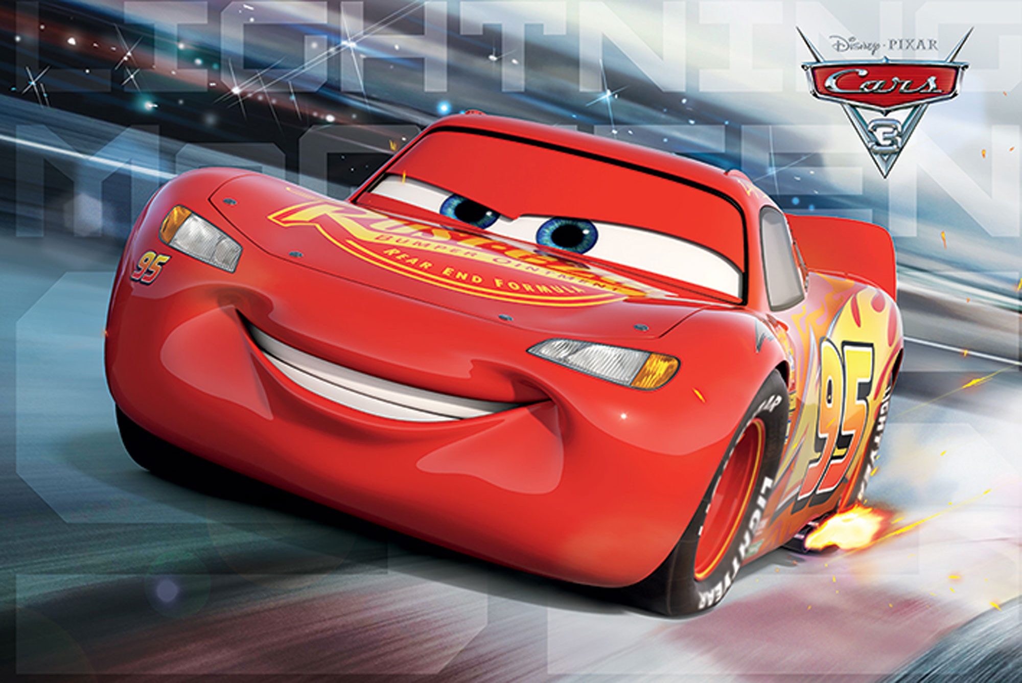 Poster Cars - Mc Queen Race - Poster 91,5x61 cm