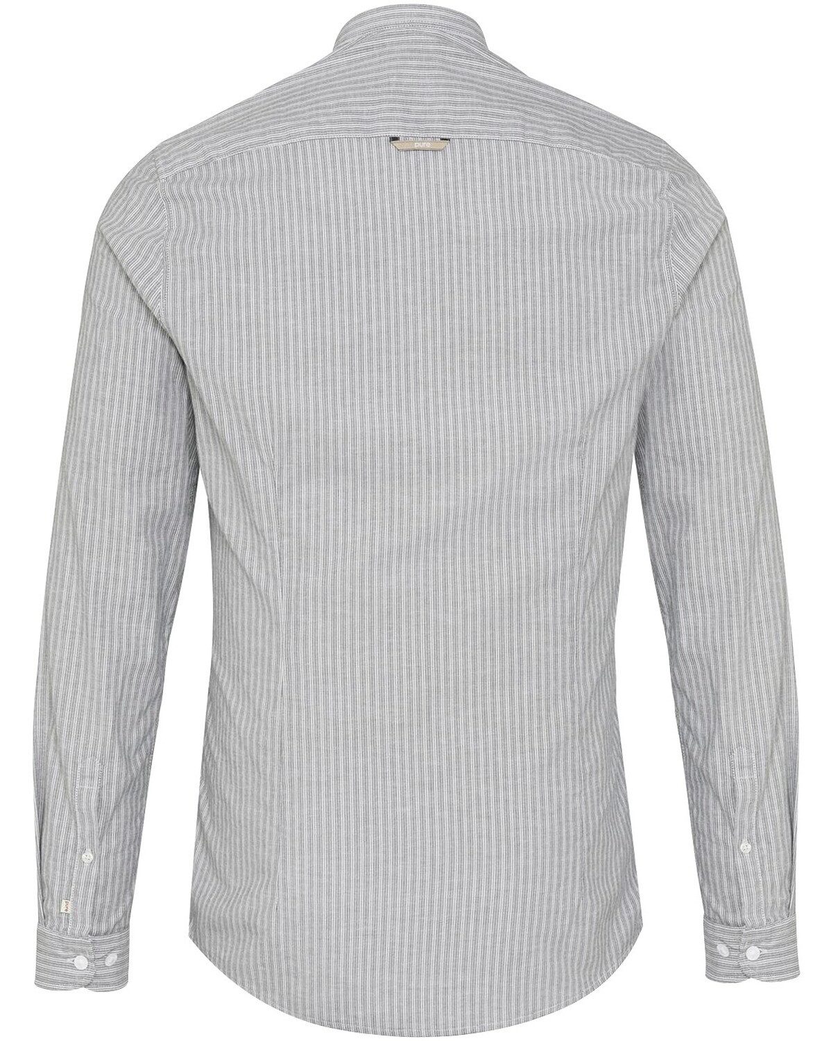 Pure Langarmhemd Stehkragenhemd Slim Fit günstig online kaufen