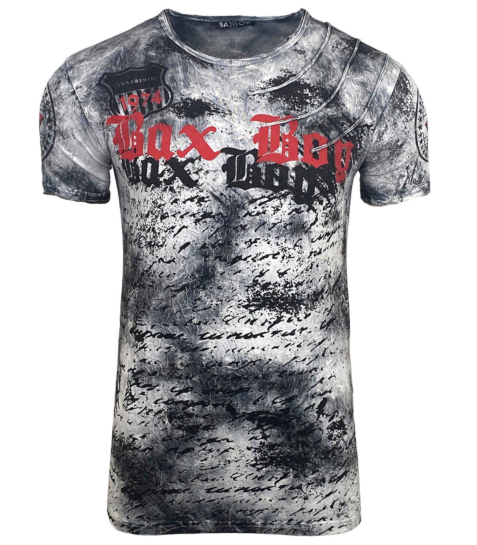 Baxboy T-Shirt Baxboy Waschung T-Shirt mit günstig online kaufen