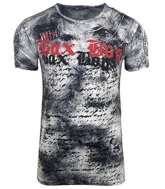 Baxboy T-Shirt Baxboy Waschung T-Shirt mit modernem Print