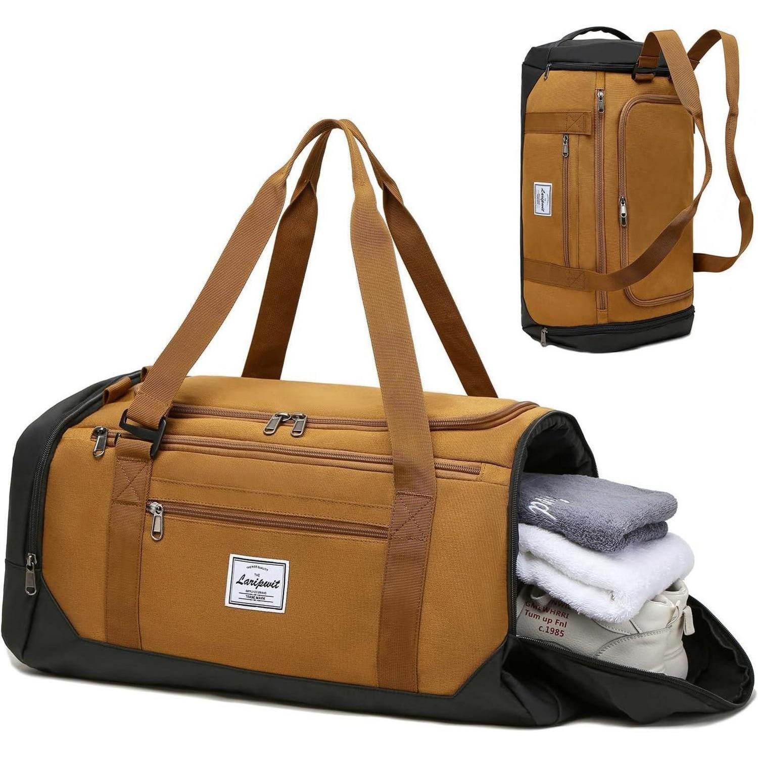 Weekender Sporttasche Herren 40L Rucksack Reisetasche Trainingstasche