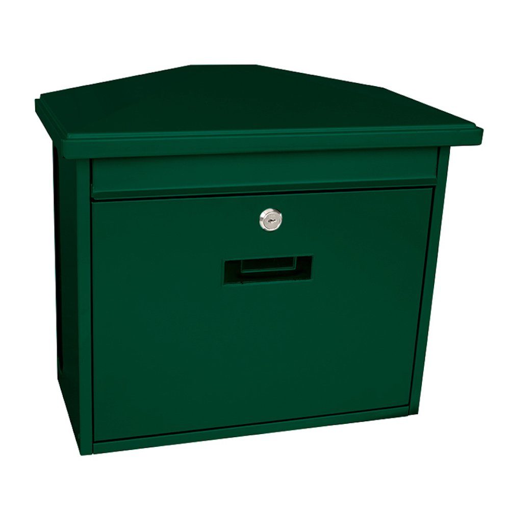PROREGAL® Wandbriefkasten Wandbriefkasten Zamoran mit Namensschild, Anthrazit
