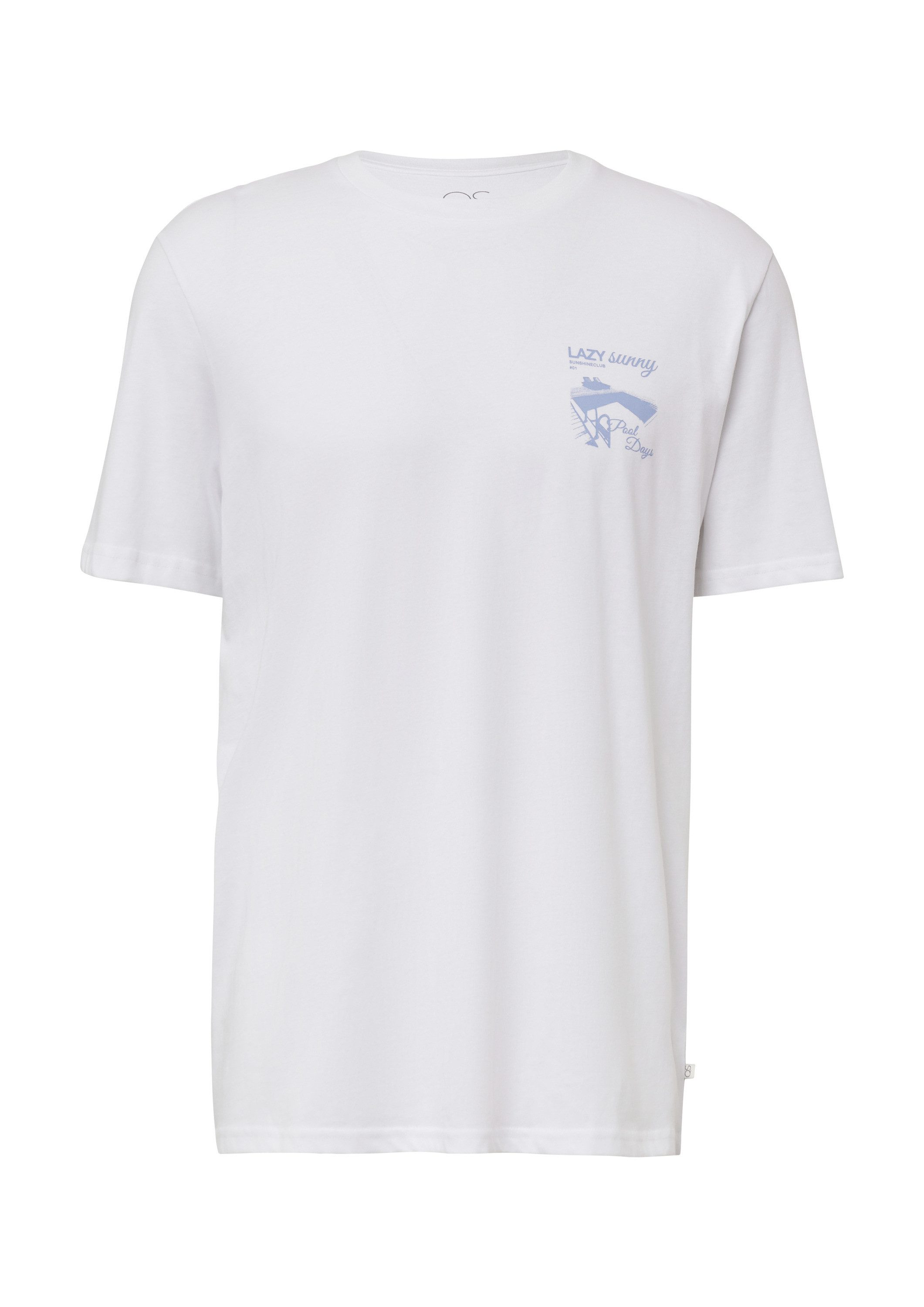 QS Kurzarmshirt T-Shirt T-Shirt mit kleinem günstig online kaufen