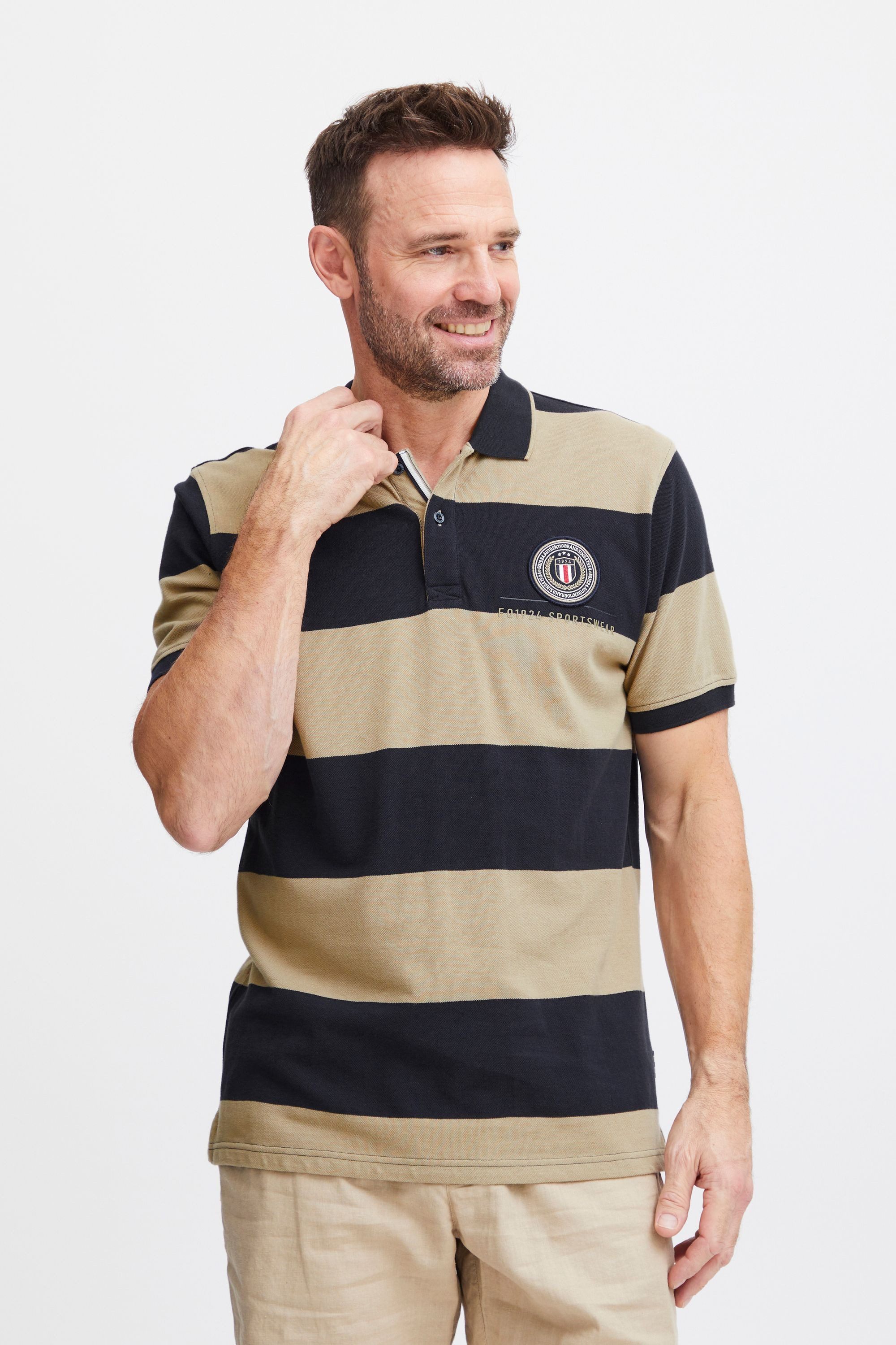 FQ1924 Poloshirt FQPeter stripe polo shirt günstig online kaufen