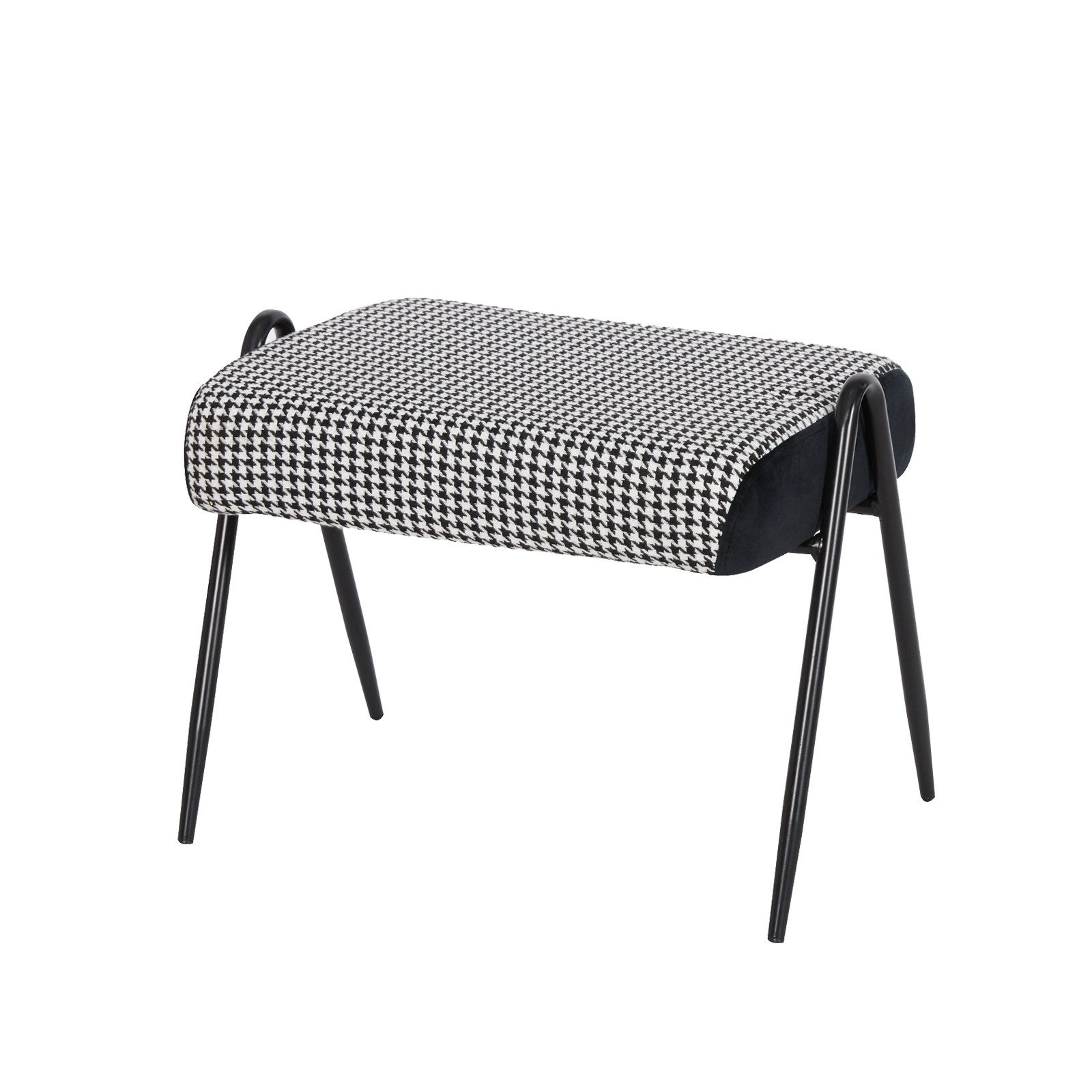 HTI-Living Polsterhocker Polsterhocker B/H/T 55 x 42 x 39 cm (Stück, 1 St., 1 Hocker), Sitzhocker Fußhocker mit Muster