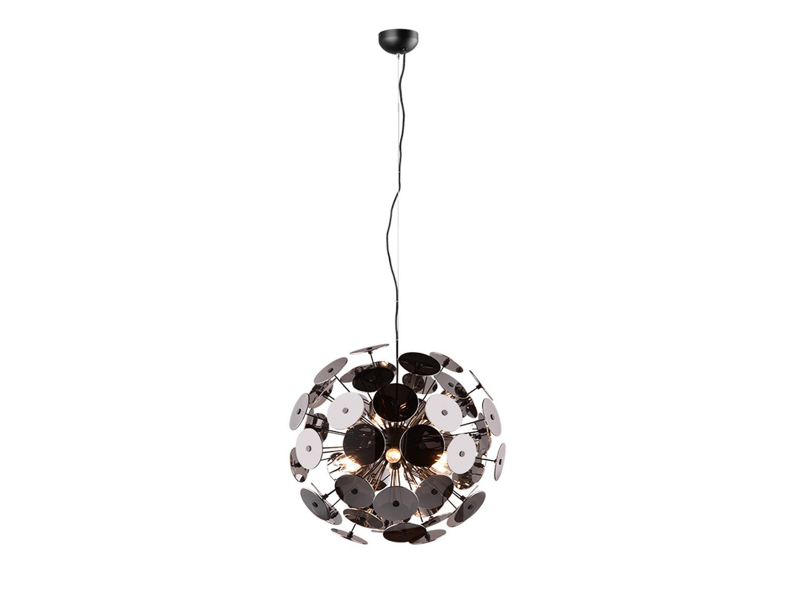 TRIO Leuchten LED Pendelleuchte, Dimmfunktion, LED wechselbar, Warmweiß, ausgefallene Лампы für über-n Esstisch, Designerlampen Kugel, Ø54cm