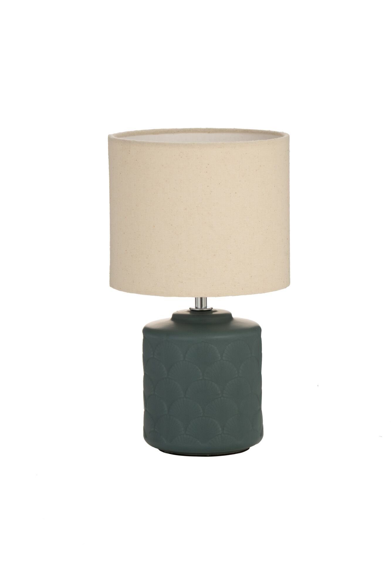 Pauleen Tischleuchte Glowing Midnight max20W beige/green matt 230V Stoff/Ke günstig online kaufen