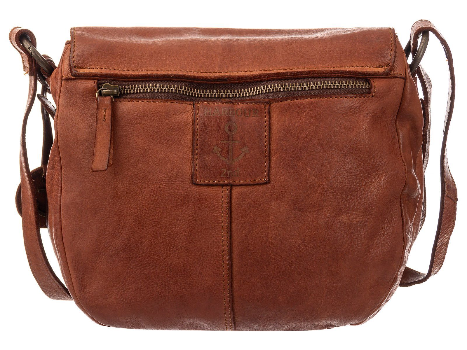 HARBOUR 2nd Schultertasche Lotta Anchor Love Saddlebag Überschlagtasche, Leder